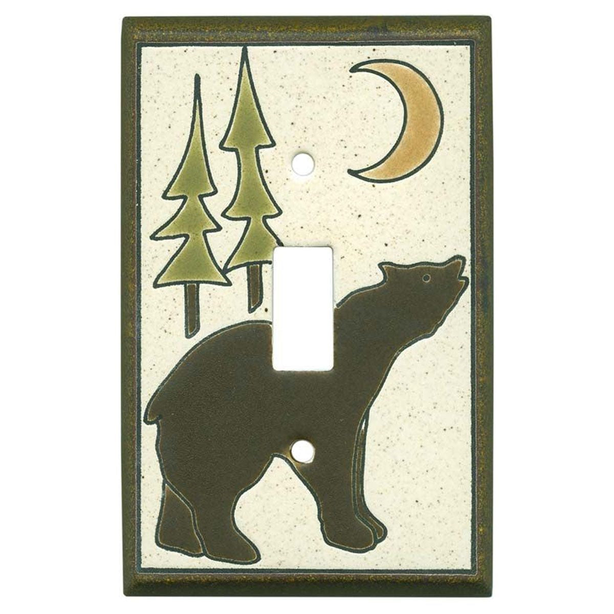 Brown Bear Switch Plate