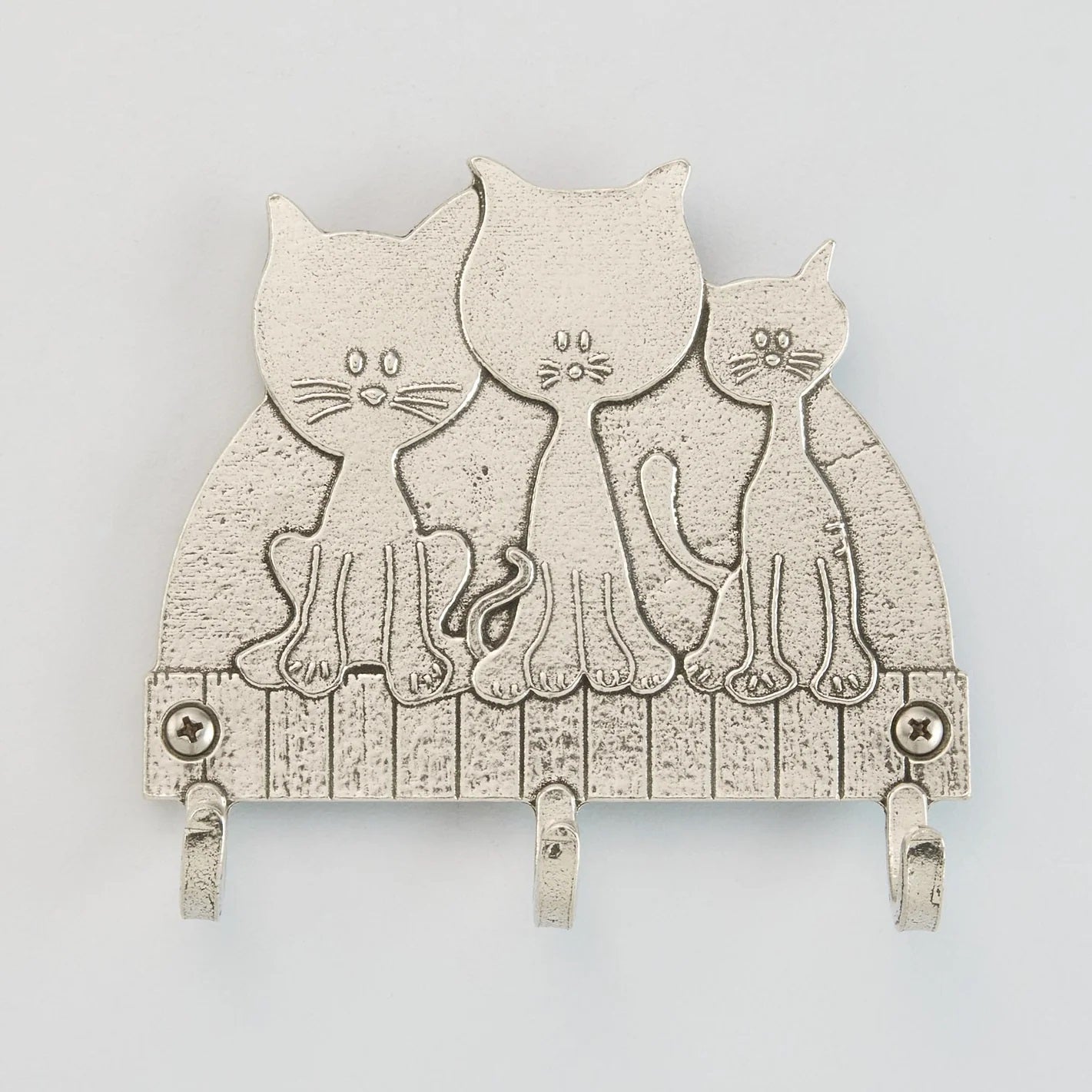 Three Patient Kitties - Key Rack