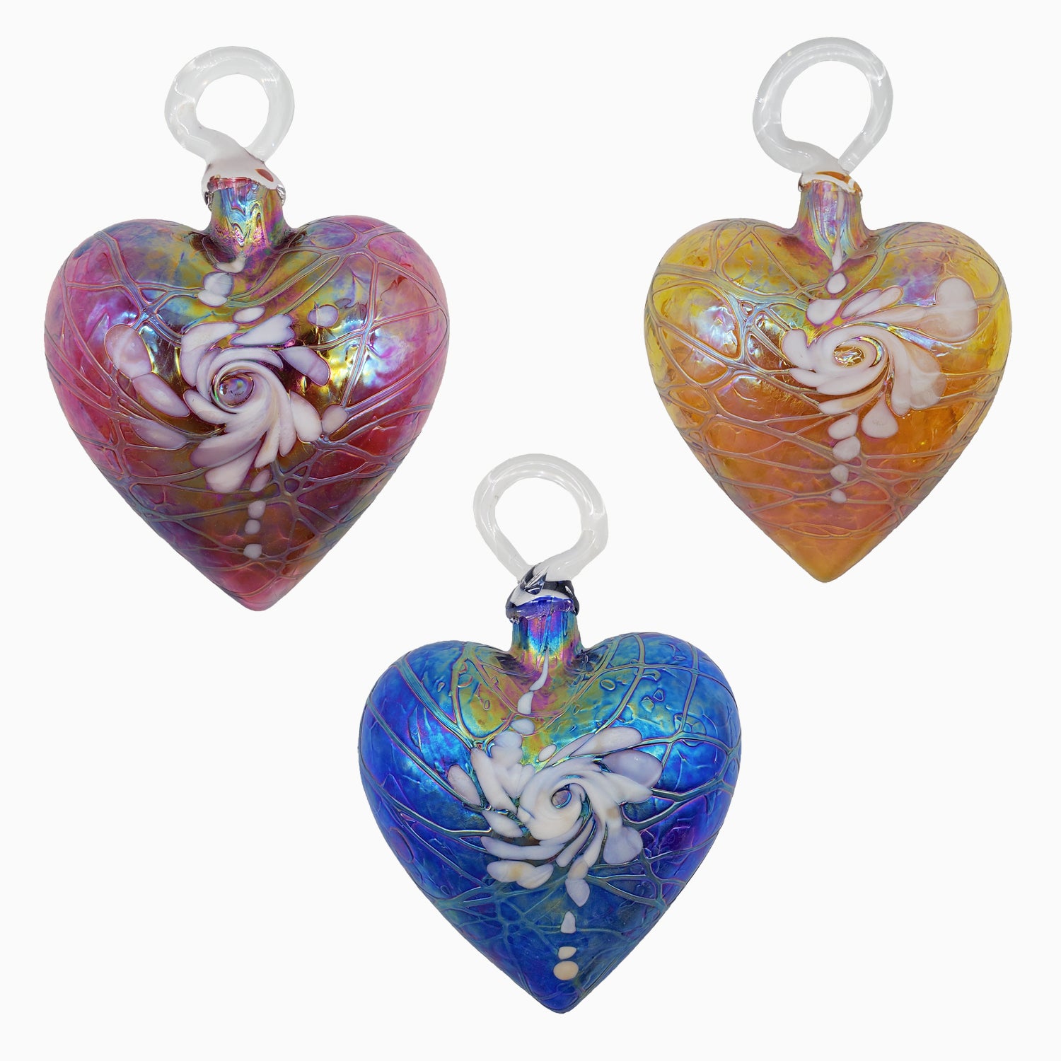 Heart Ornament - Swirl