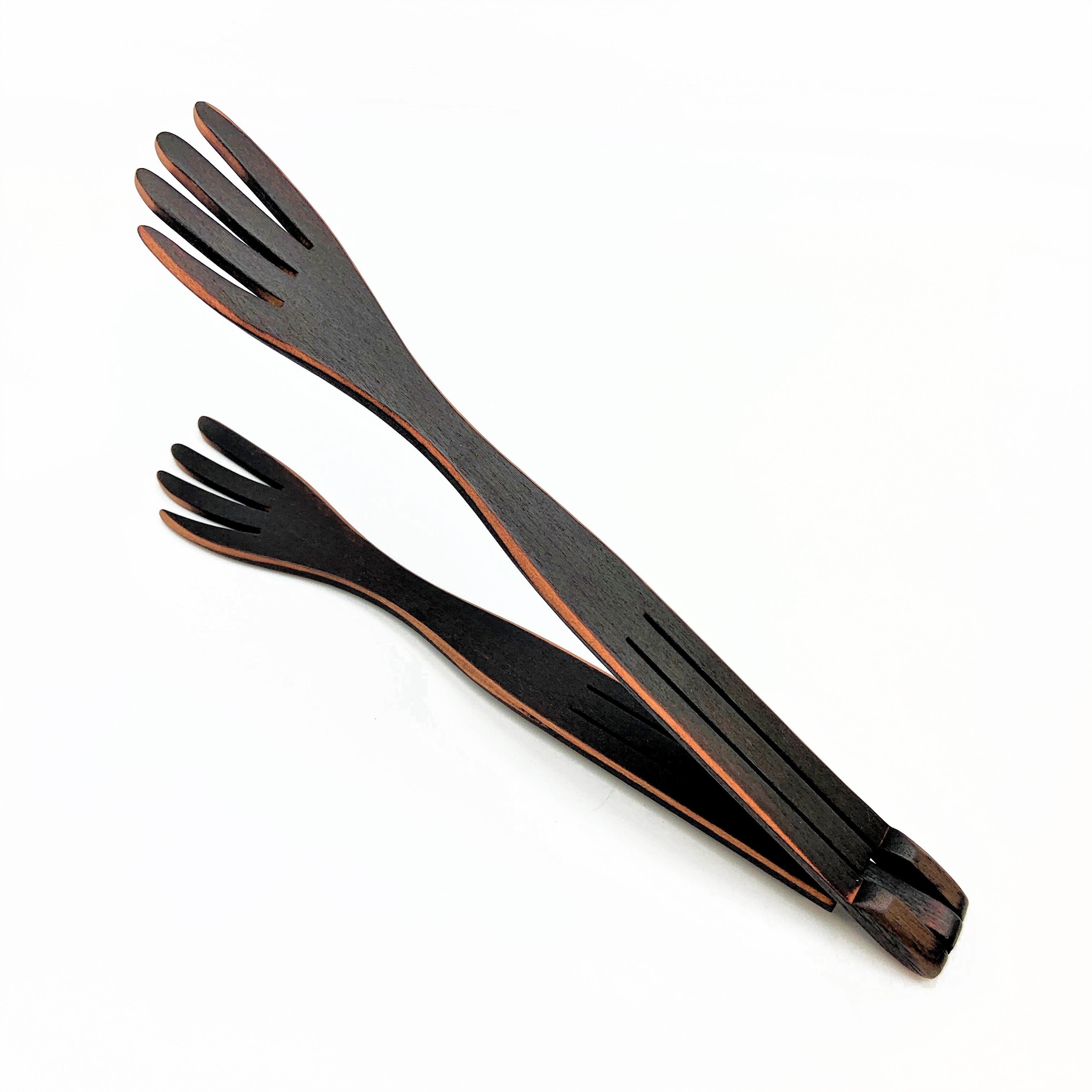 Flame Blackened Inside-Out Tongs