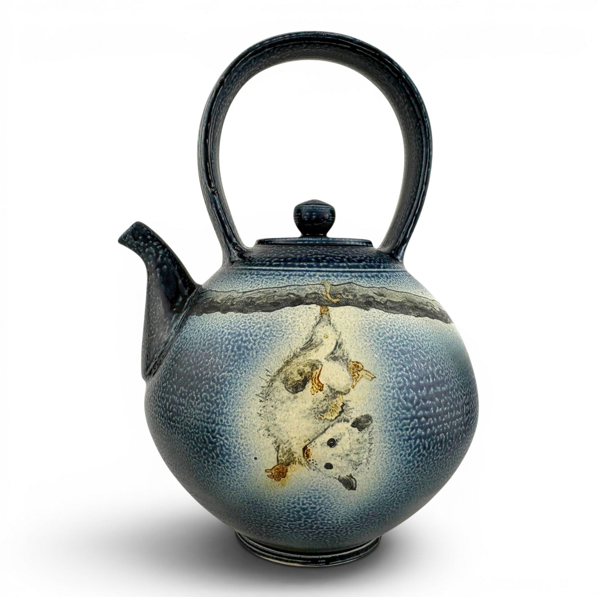 Charlie Tefft - Three Possom Teapot