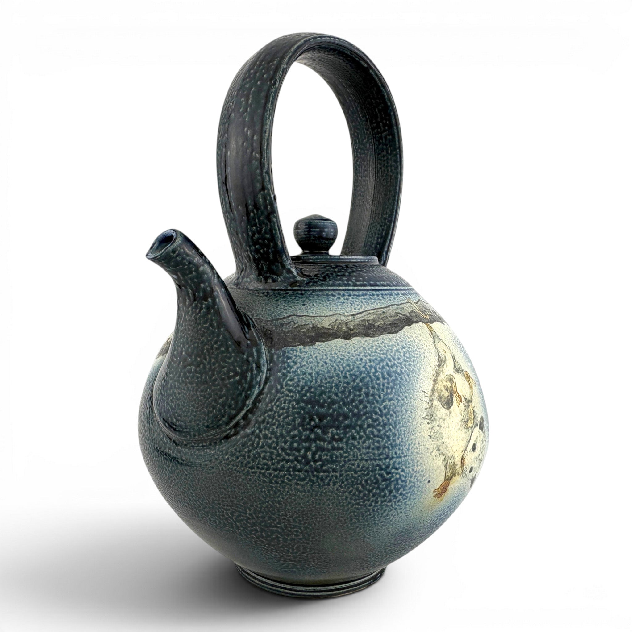 Charlie Tefft - Three Possom Teapot