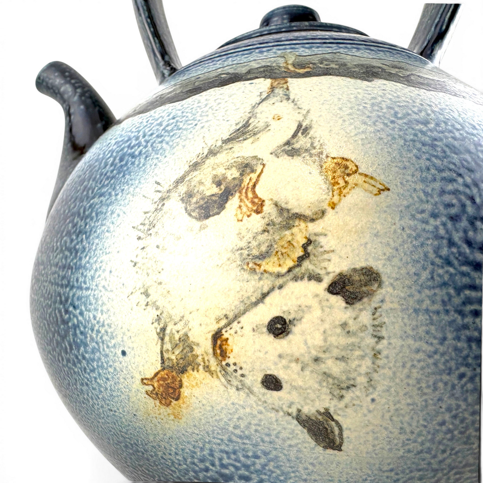 Charlie Tefft - Three Possom Teapot