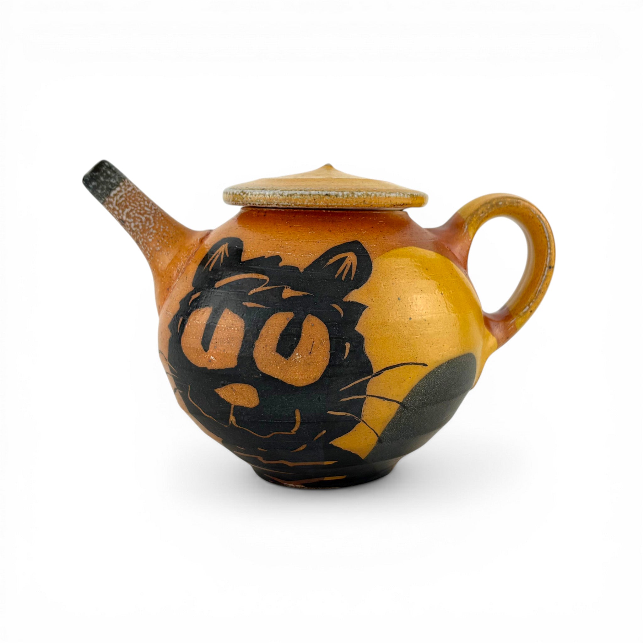 Ron Philbeck - Teapot with Cat