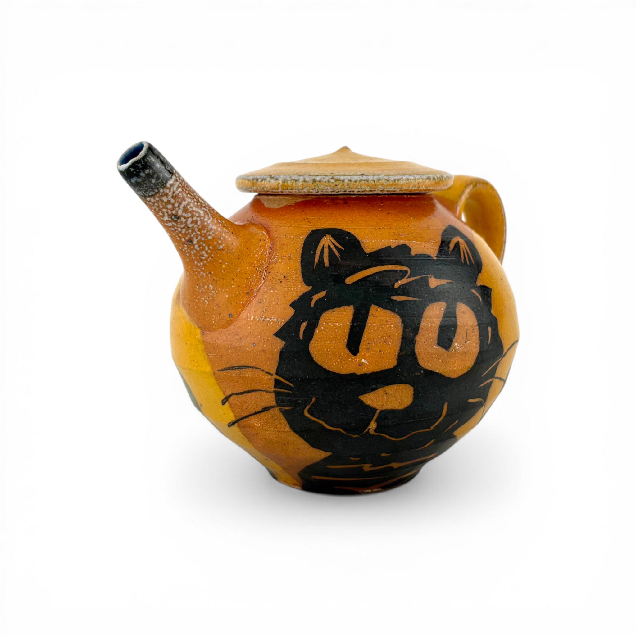 Ron Philbeck - Teapot with Cat