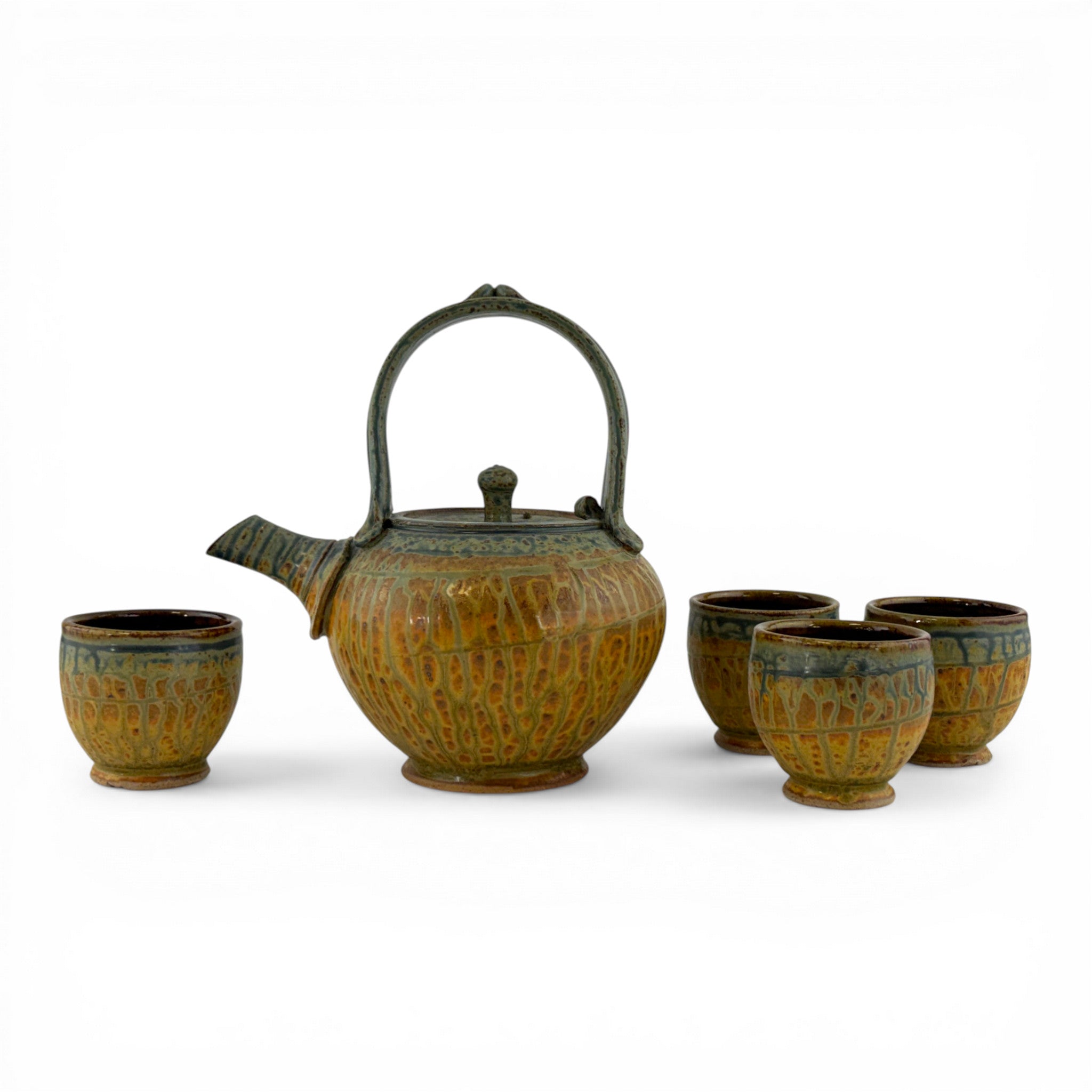 Mark & Hyunh Mai Fitzgerald - Teapot with Four Tea Bowls