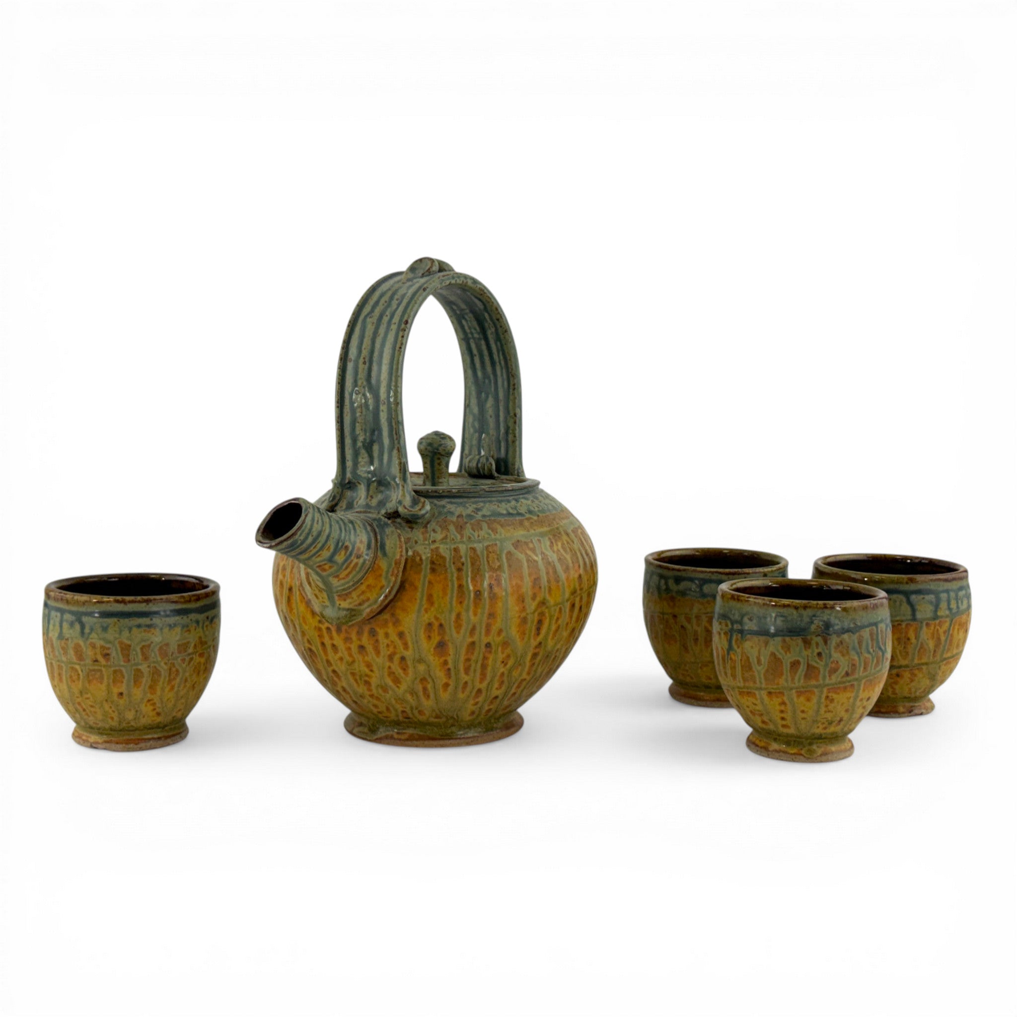 Mark & Hyunh Mai Fitzgerald - Teapot with Four Tea Bowls