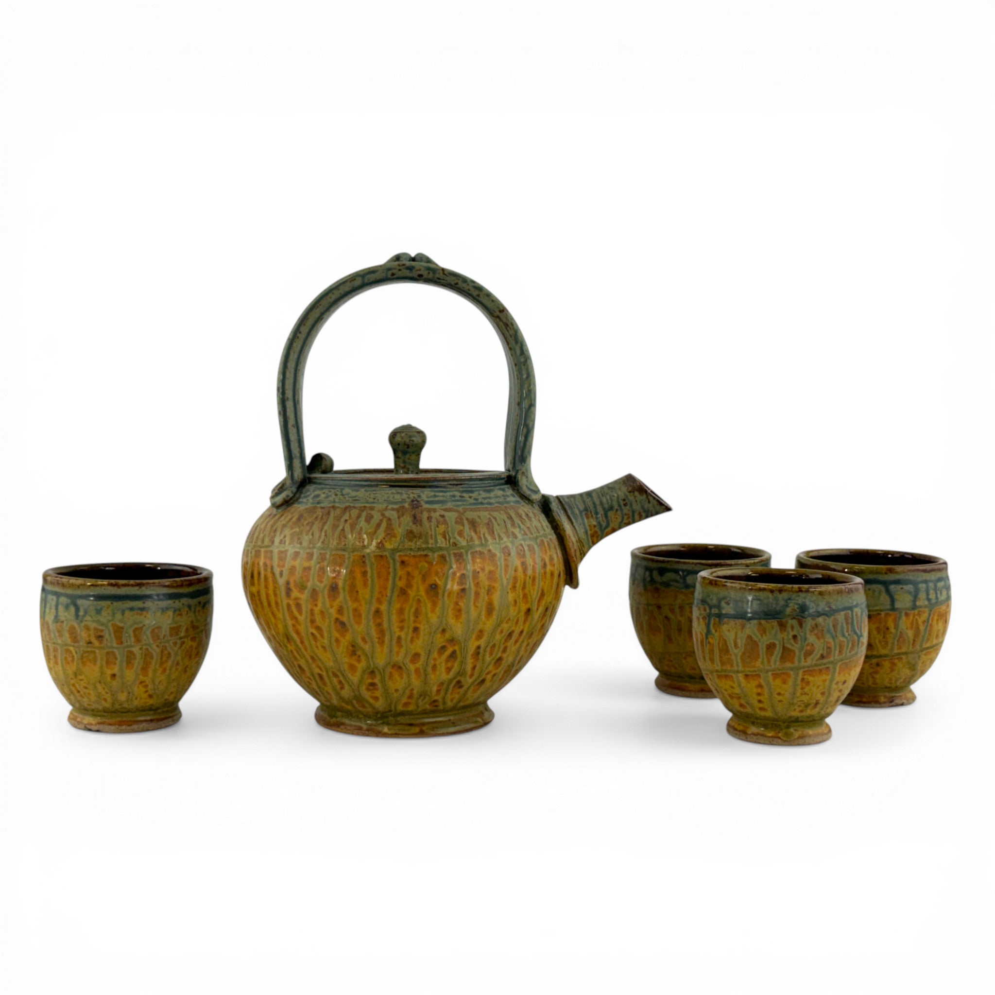 Mark & Hyunh Mai Fitzgerald - Teapot with Four Tea Bowls
