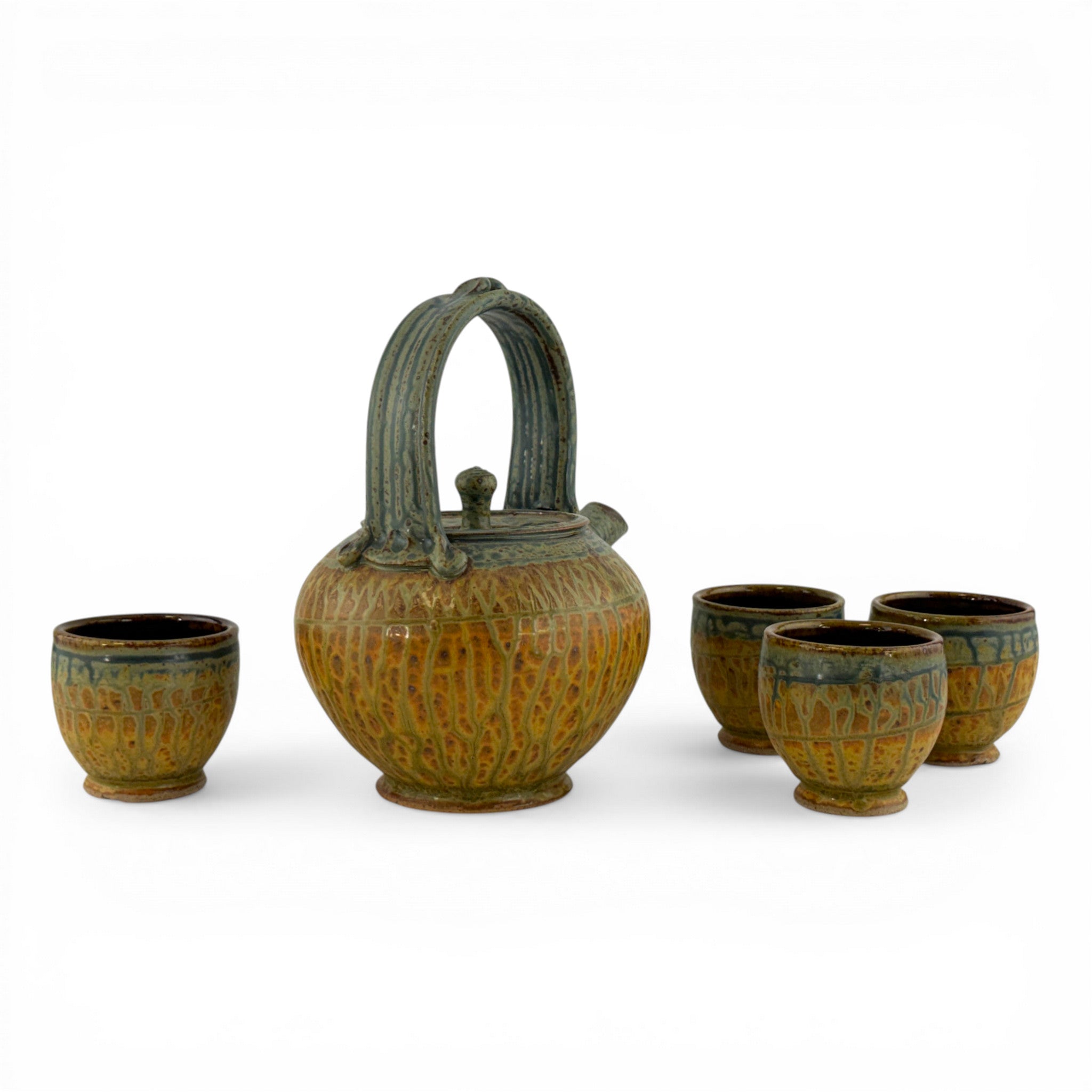 Mark & Hyunh Mai Fitzgerald - Teapot with Four Tea Bowls