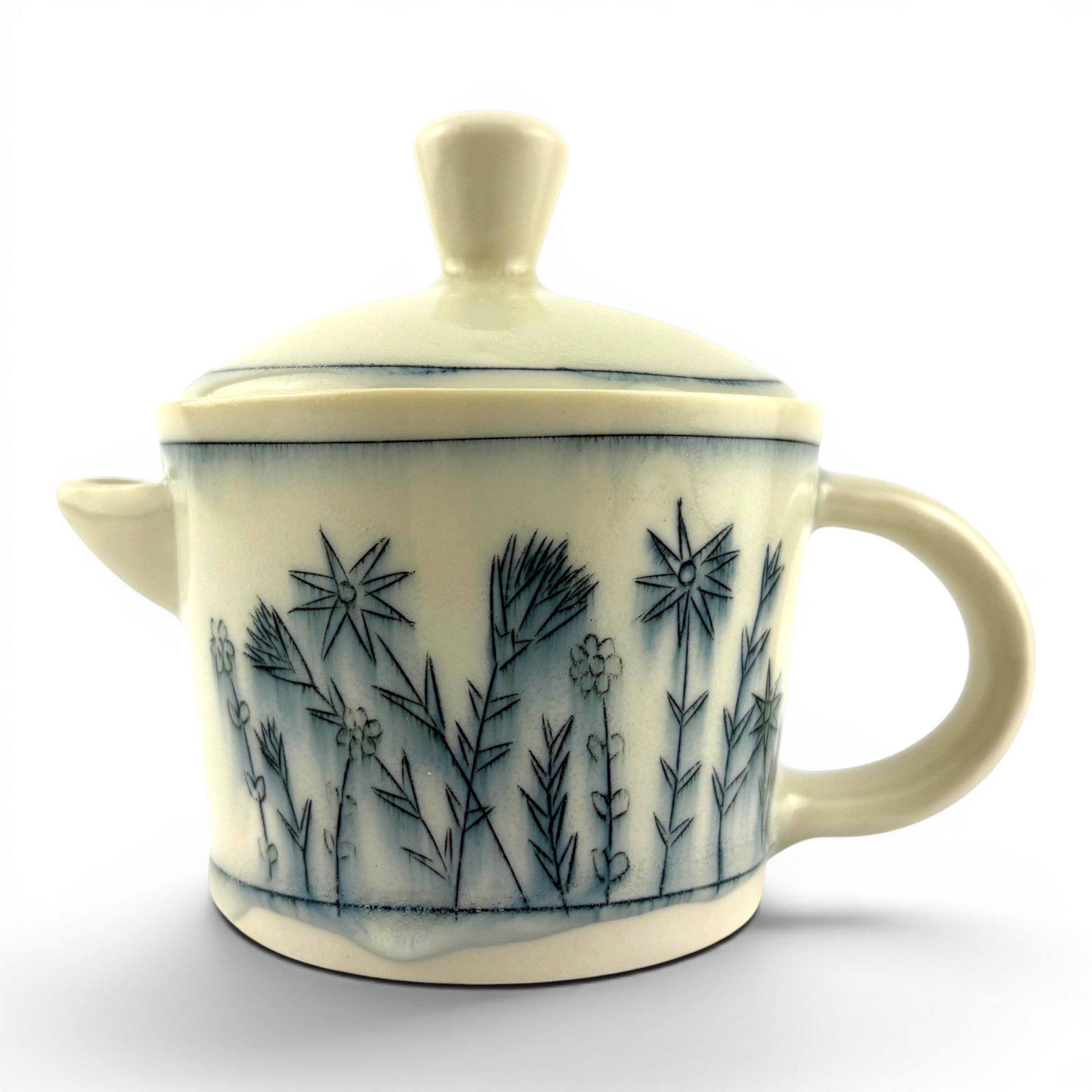 Nicole Aquillano - Flowers Tiny Teapot