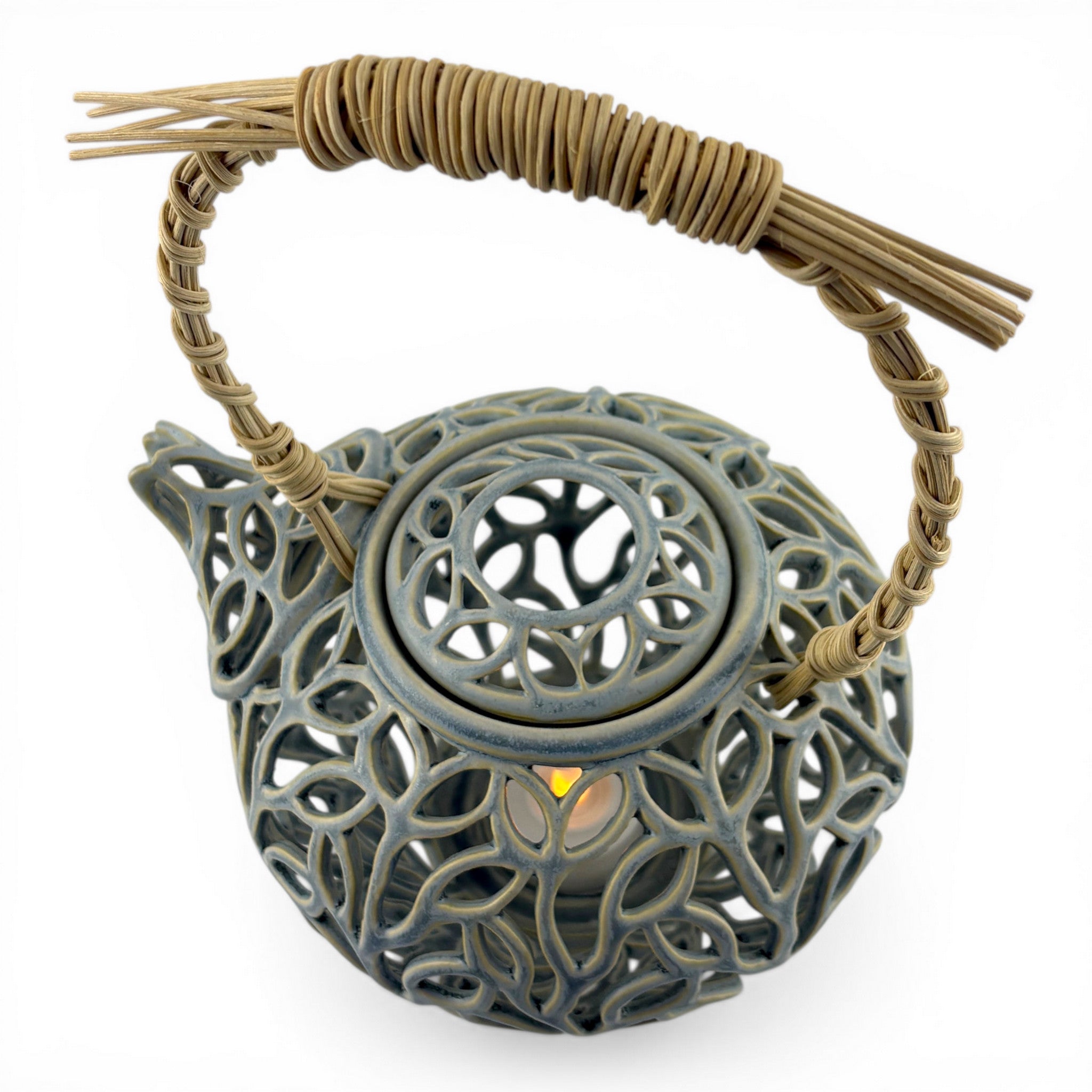 Elizabeth Paley - Tealeaf Tealight Teapot