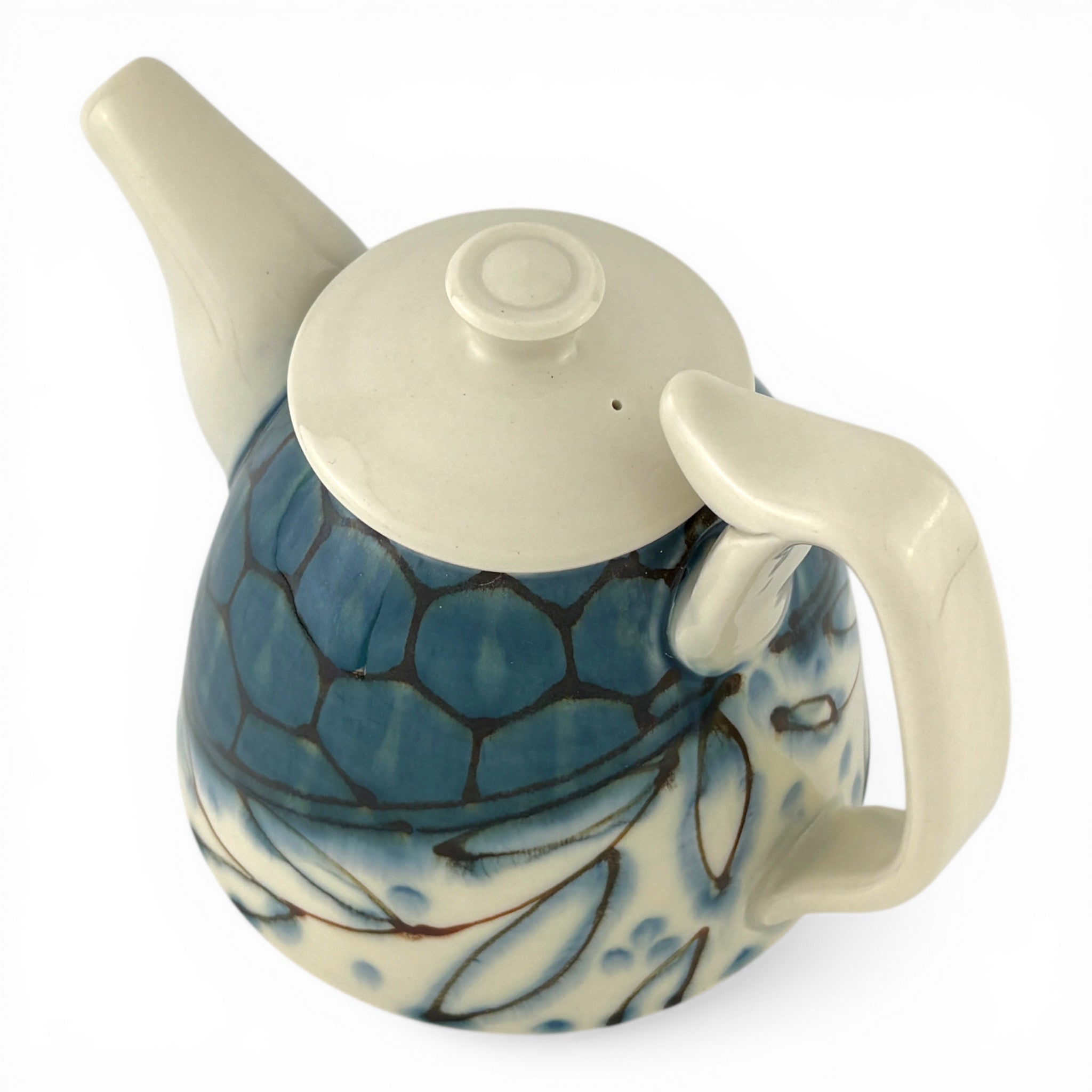 Lana Heckendorn - Dome Teapot, Blue Hex