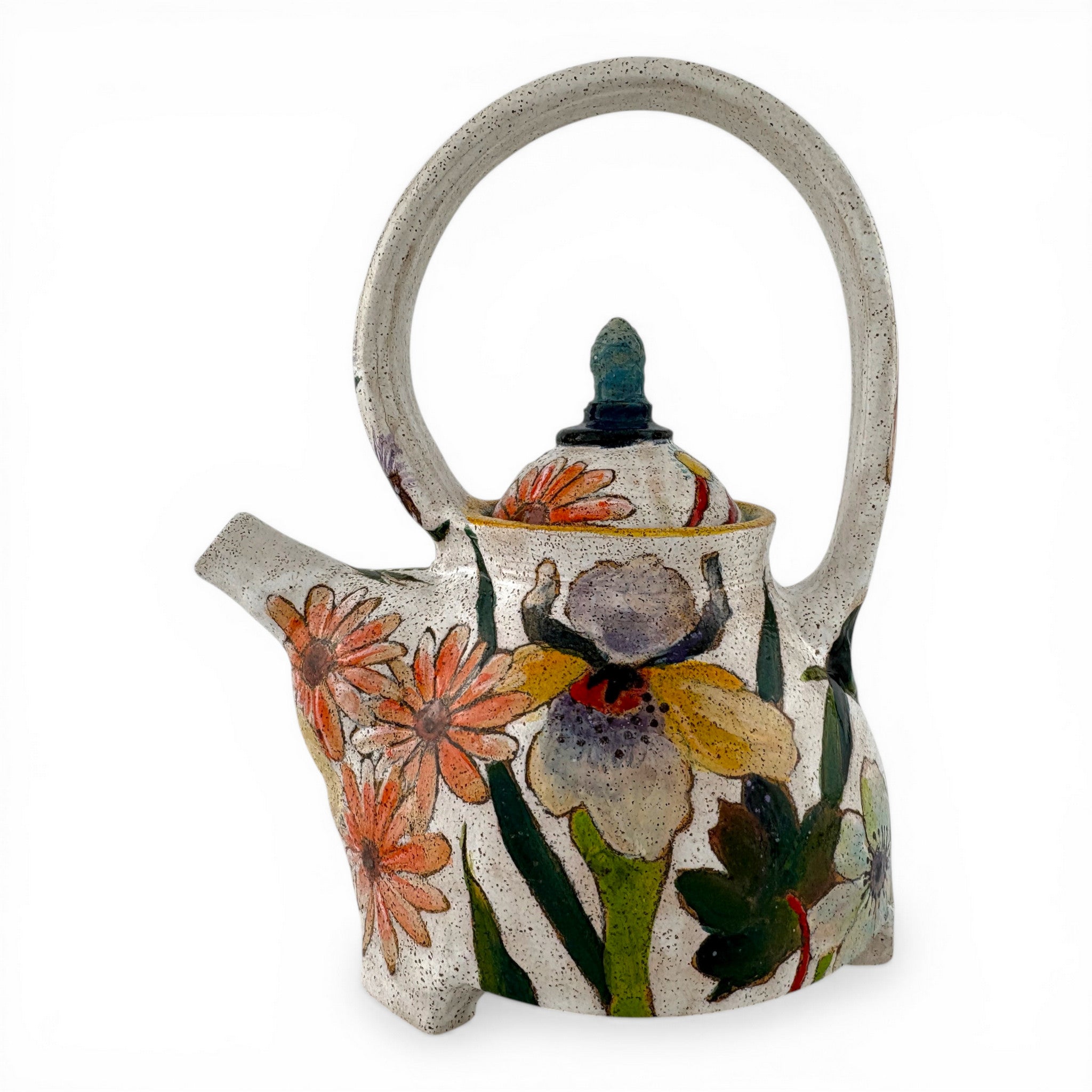 Dwo Wen Chen - Flowers and Pigment Teapot