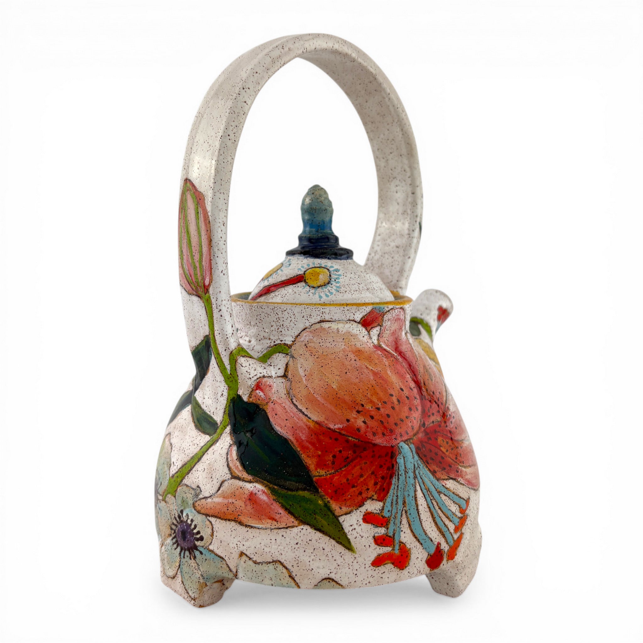 Dwo Wen Chen - Flowers and Pigment Teapot