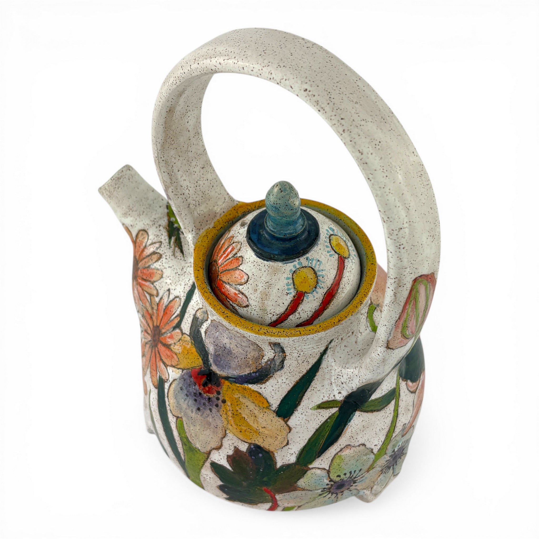Dwo Wen Chen - Flowers and Pigment Teapot