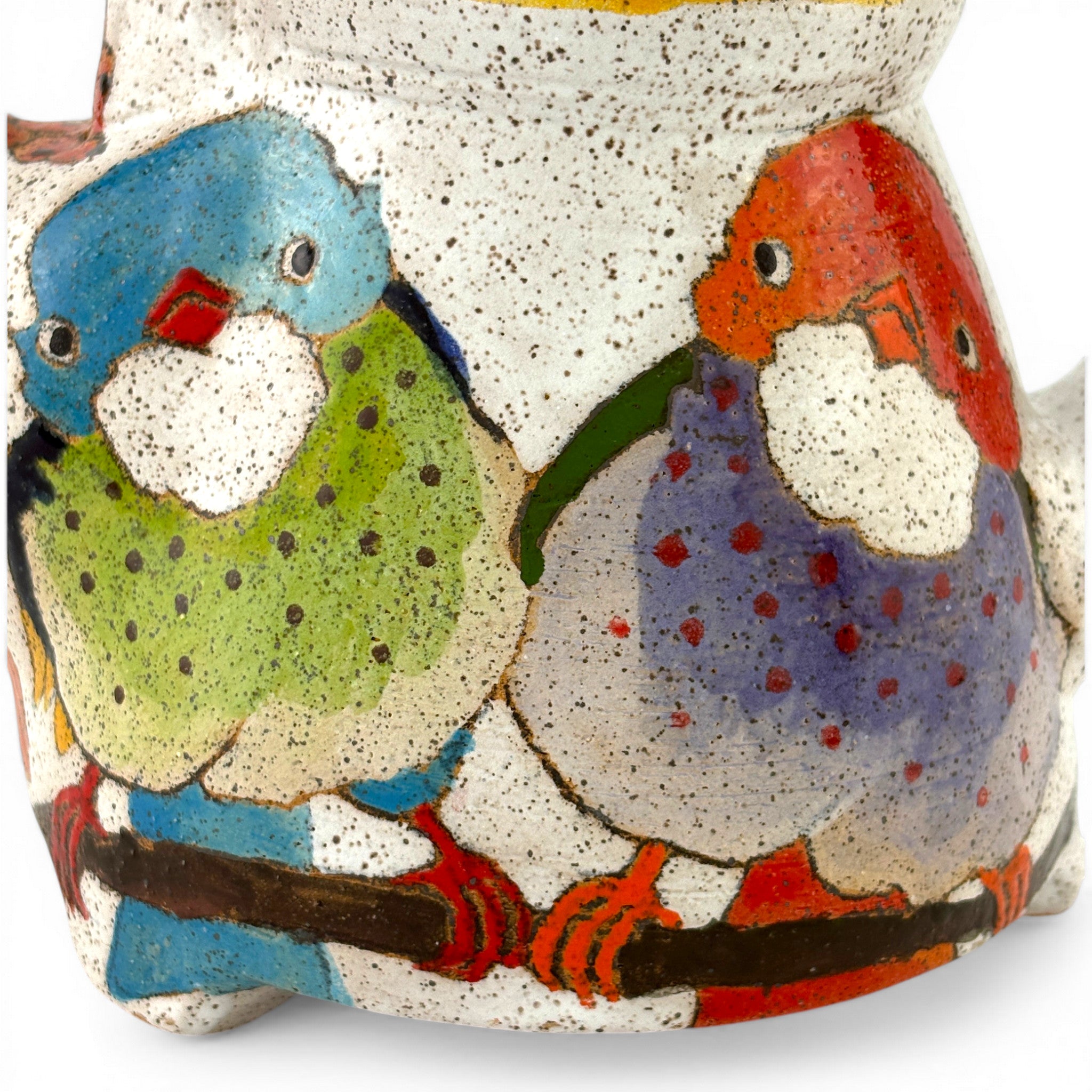 Dwo Wen Chen - Flowers, Birds, and Berries Teapot