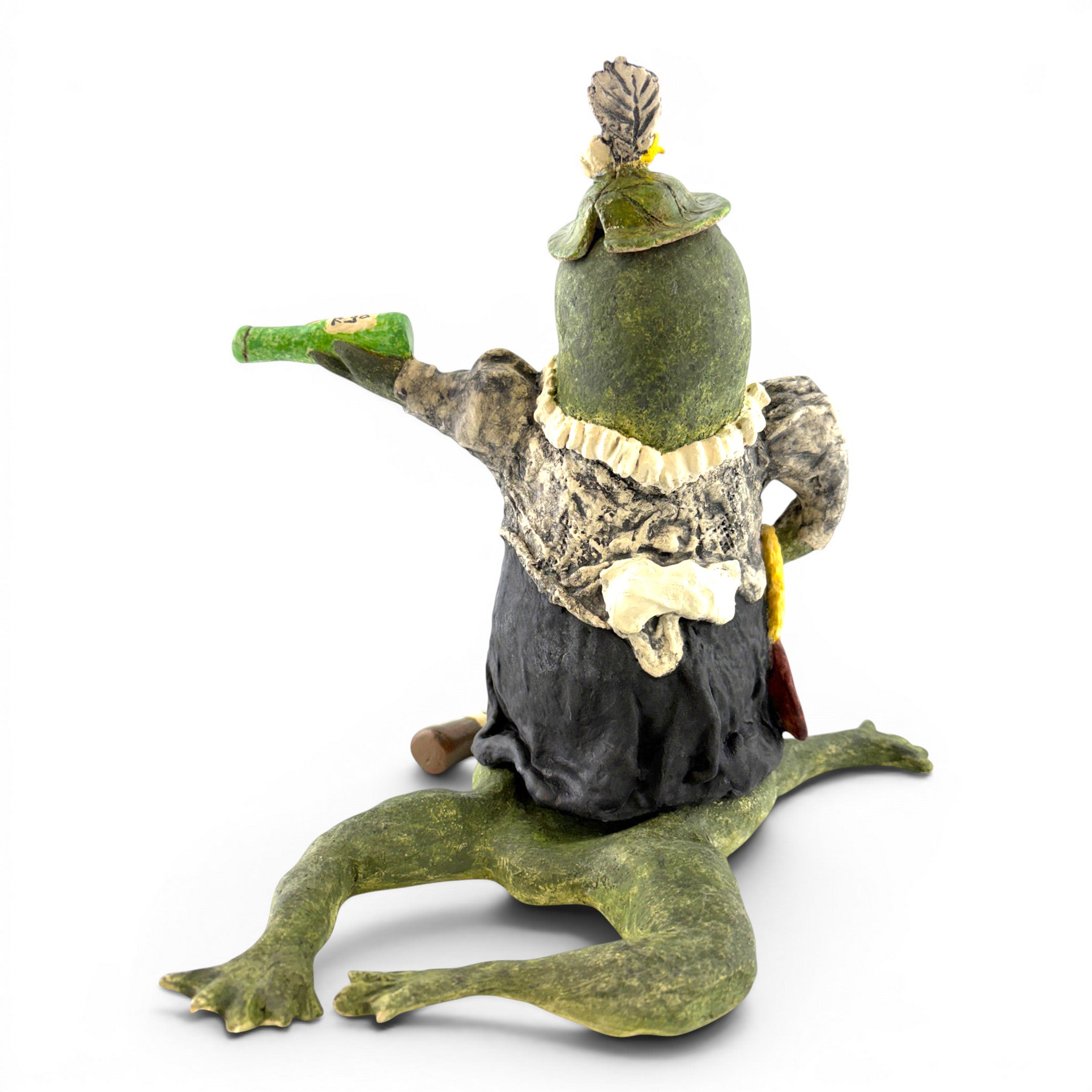 Betsy Vaden - TeeTOADaler Teapot with Tray (Jeremiah Meets the Temperance Lady)