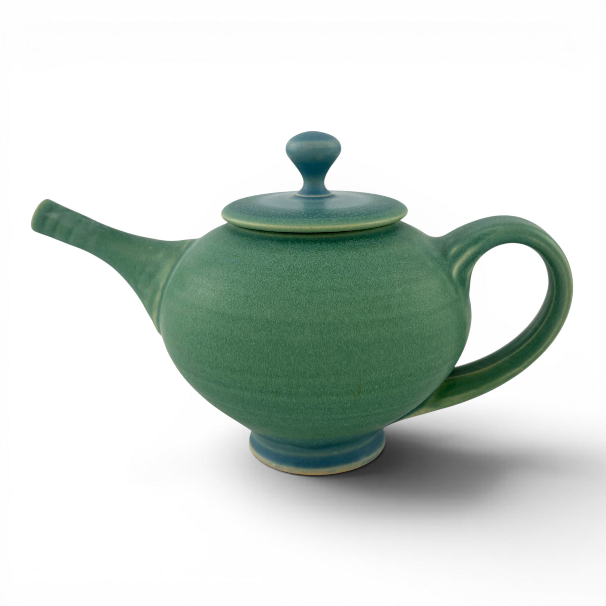 Sarah & Thomas Gelsanliter - Small Green and Blue Teapot