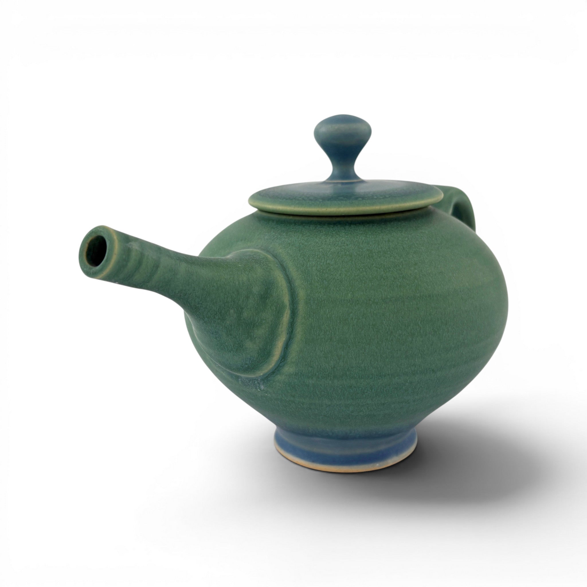 Sarah & Thomas Gelsanliter - Small Green and Blue Teapot