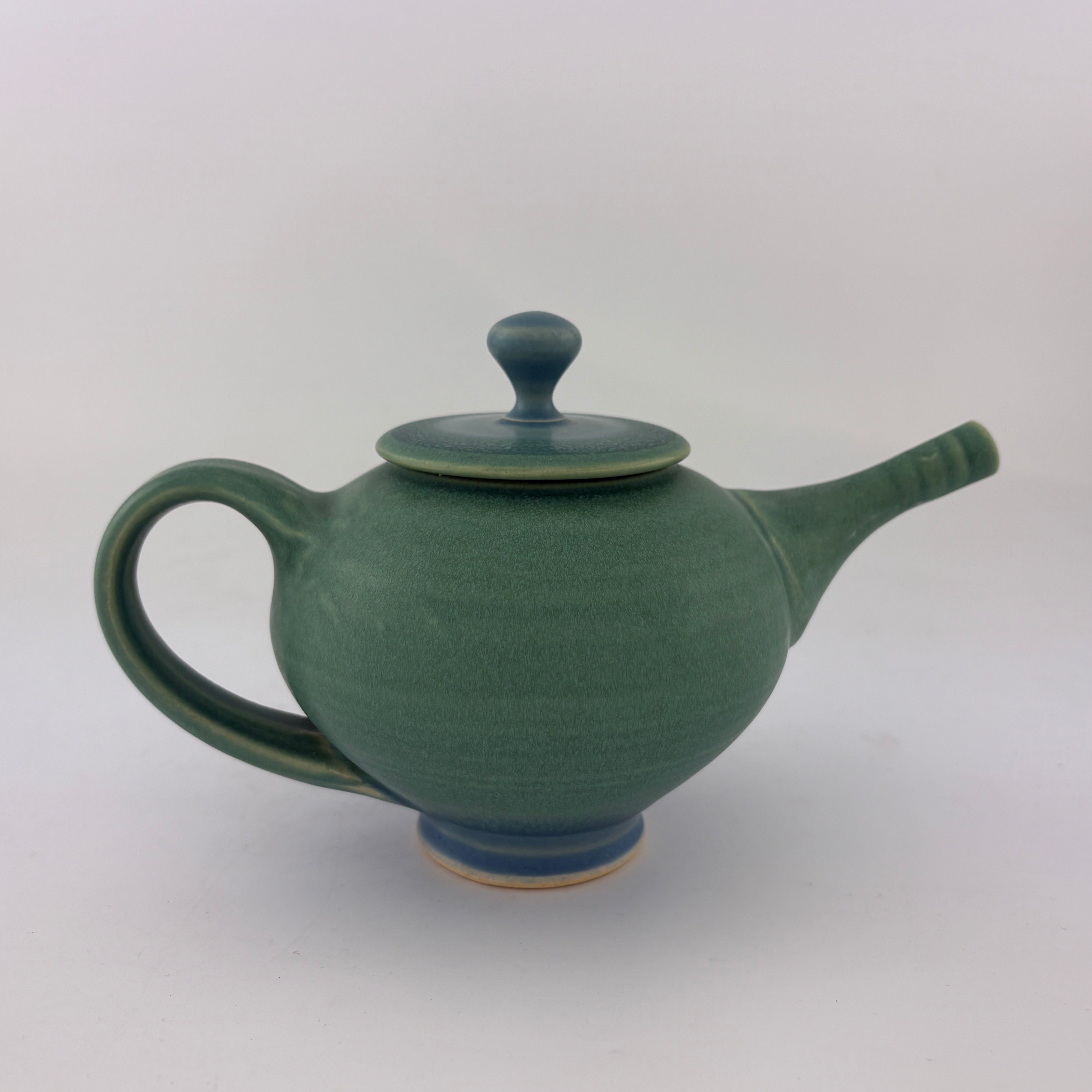 Sarah & Thomas Gelsanliter - Small Green and Blue Teapot