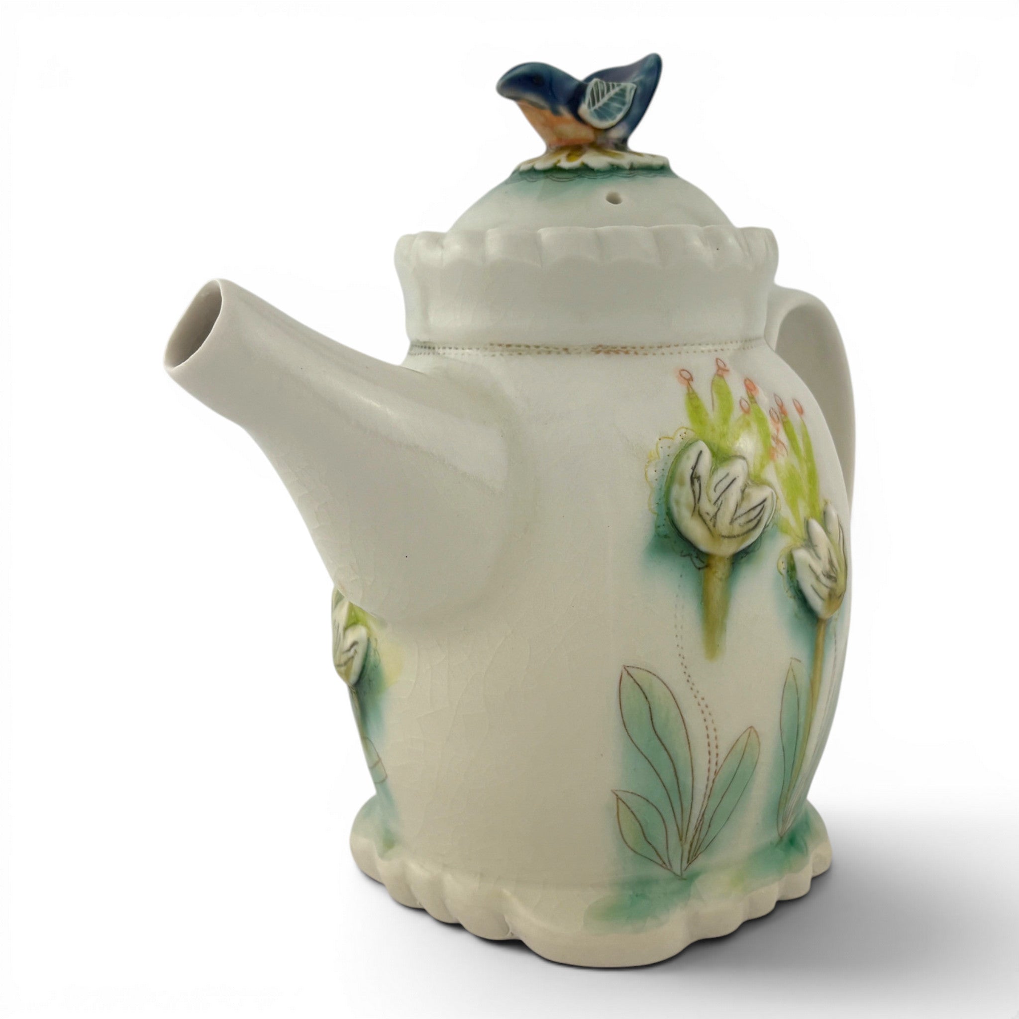 Jennifer Mecca - Blue Bird Teapot