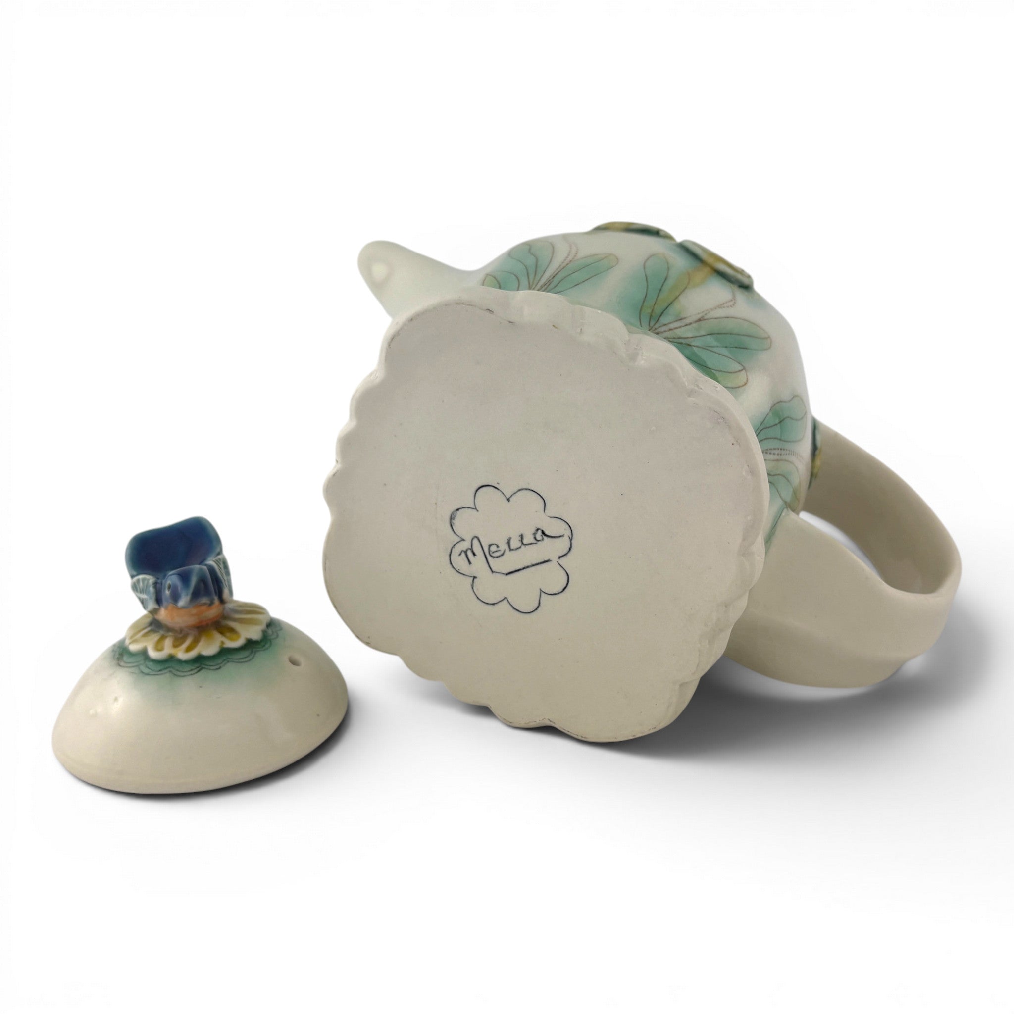 Jennifer Mecca - Blue Bird Teapot