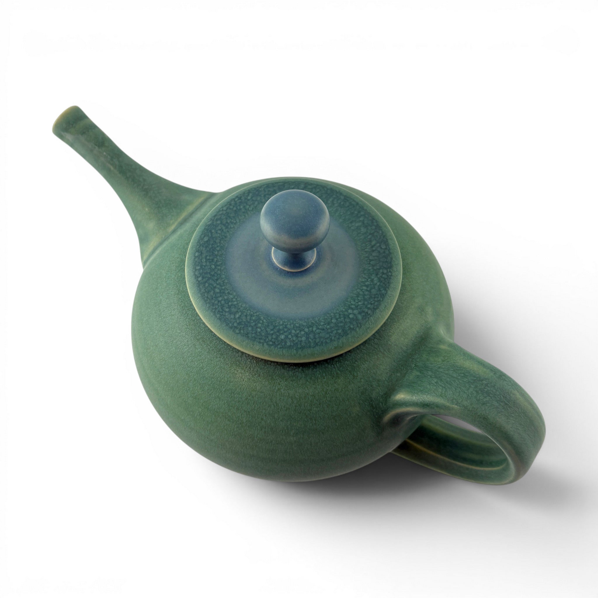 Sarah & Thomas Gelsanliter - Small Green and Blue Teapot