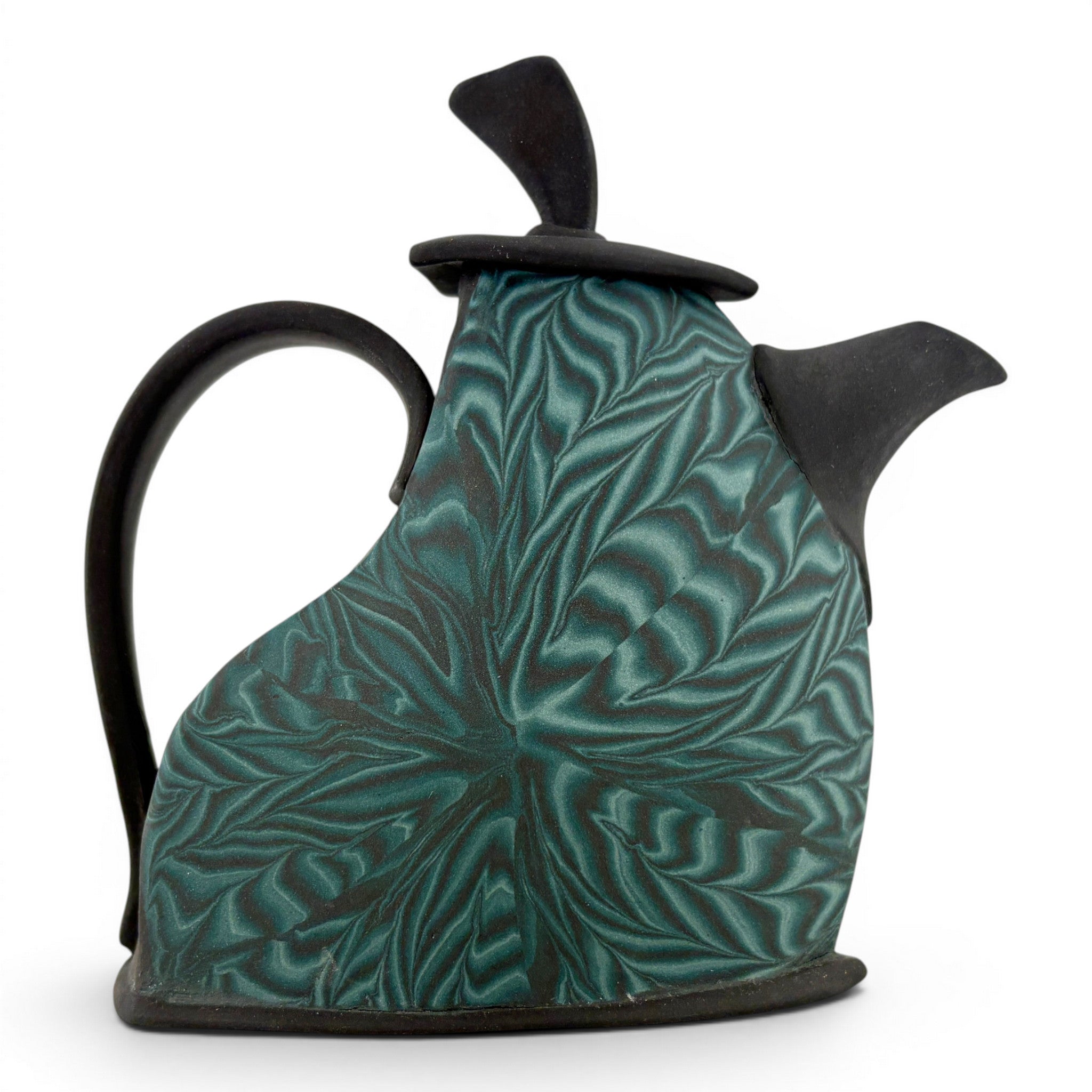 Karen Orsillo - Green Fern Teapot