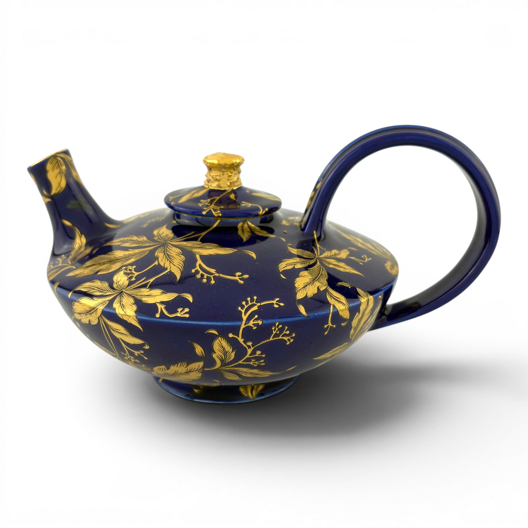Gillian Parke - Cobalt Gold Teapot