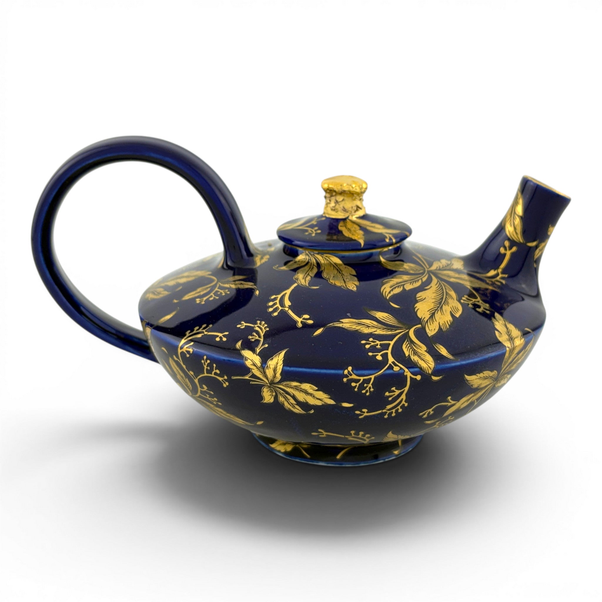 Gillian Parke - Cobalt Gold Teapot