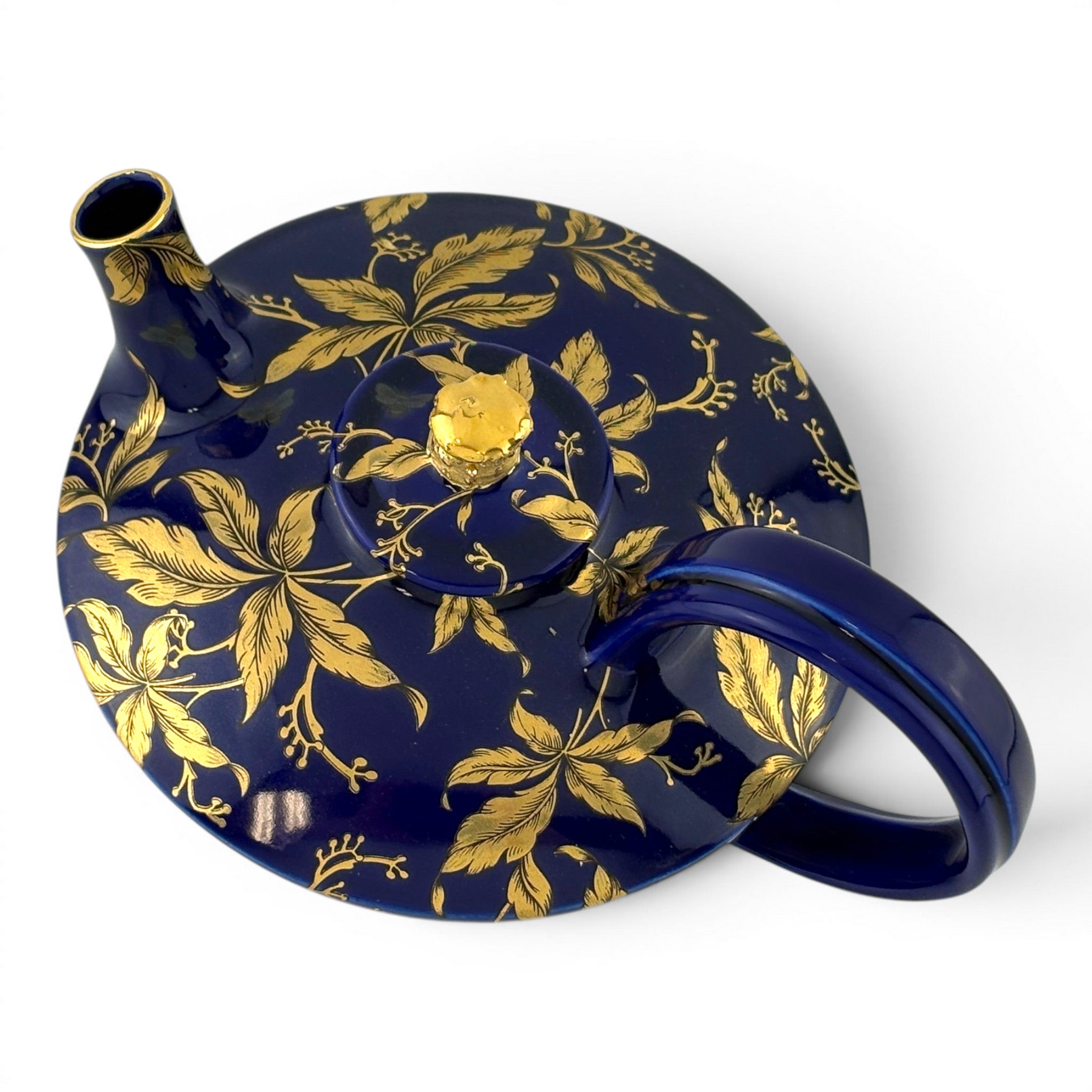 Gillian Parke - Cobalt Gold Teapot