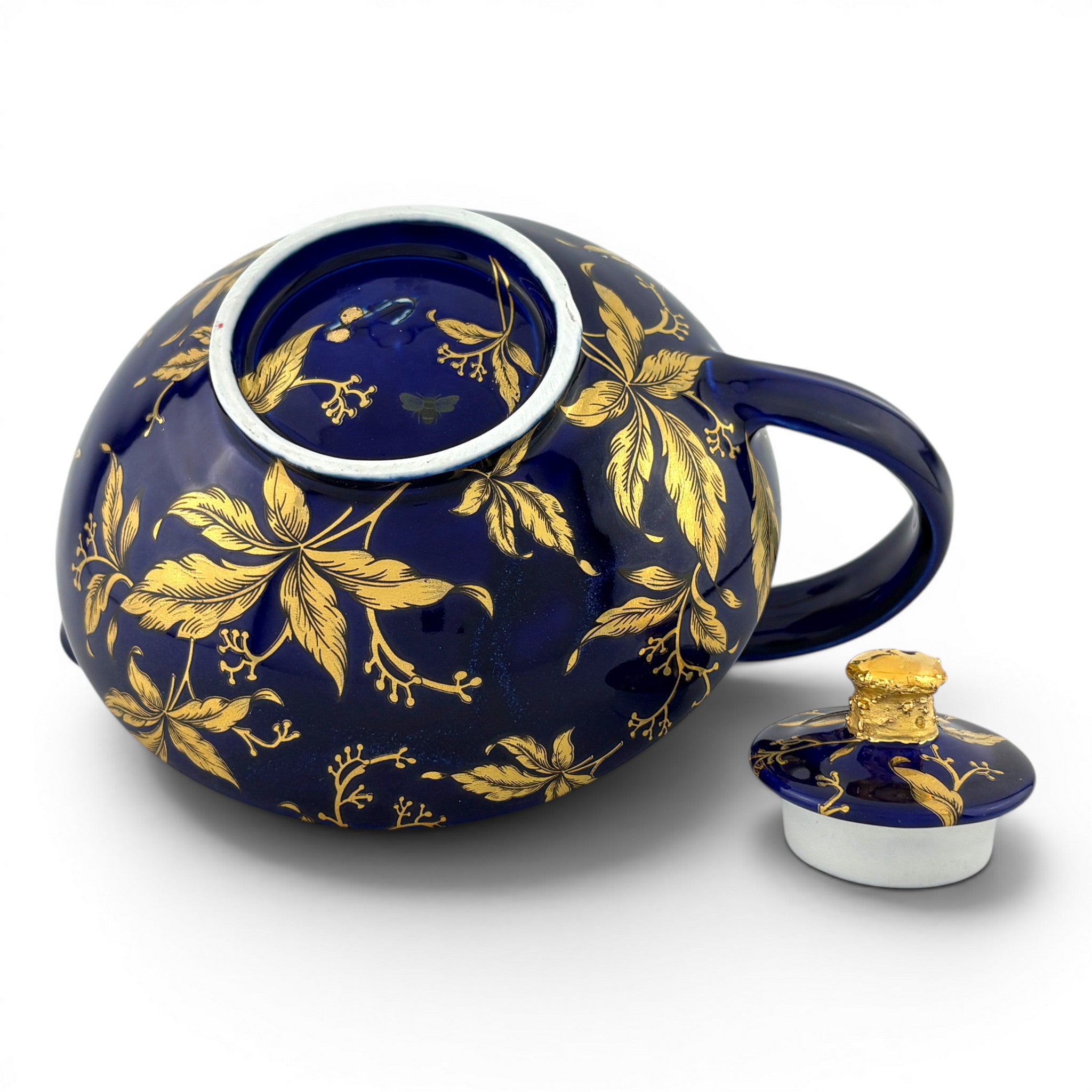 Gillian Parke - Cobalt Gold Teapot