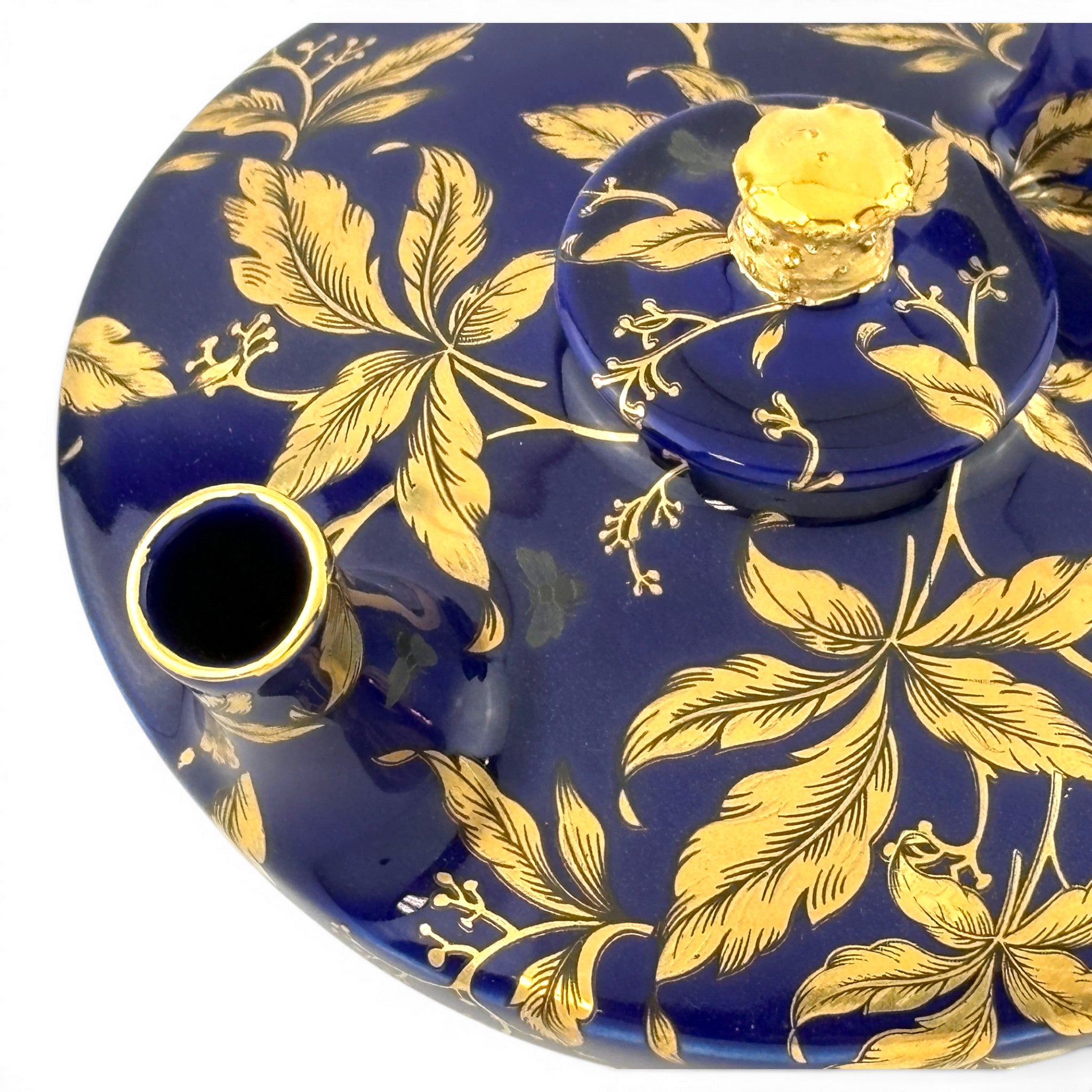 Gillian Parke - Cobalt Gold Teapot