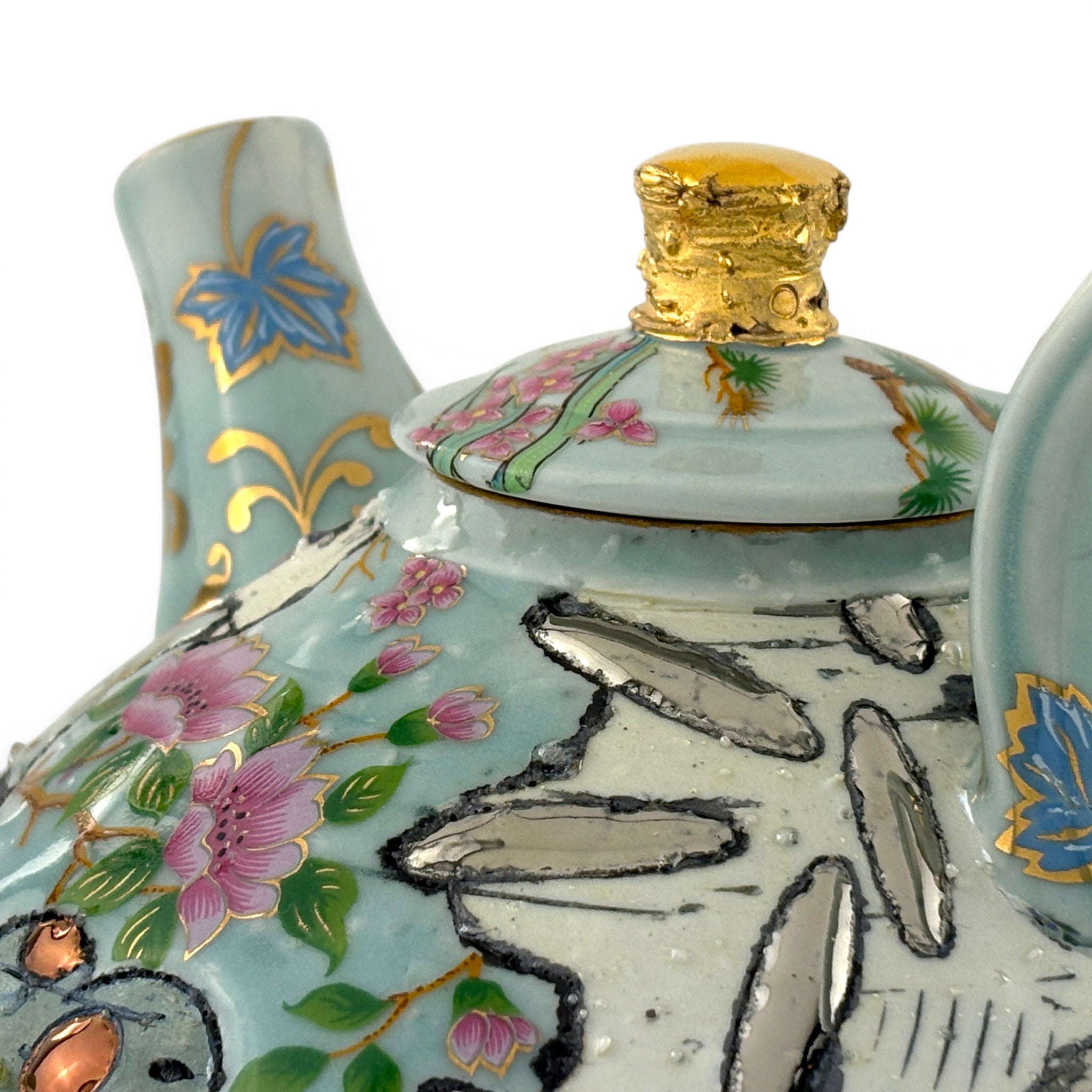 Gillian Parke -Celadon Feldspar Teapot
