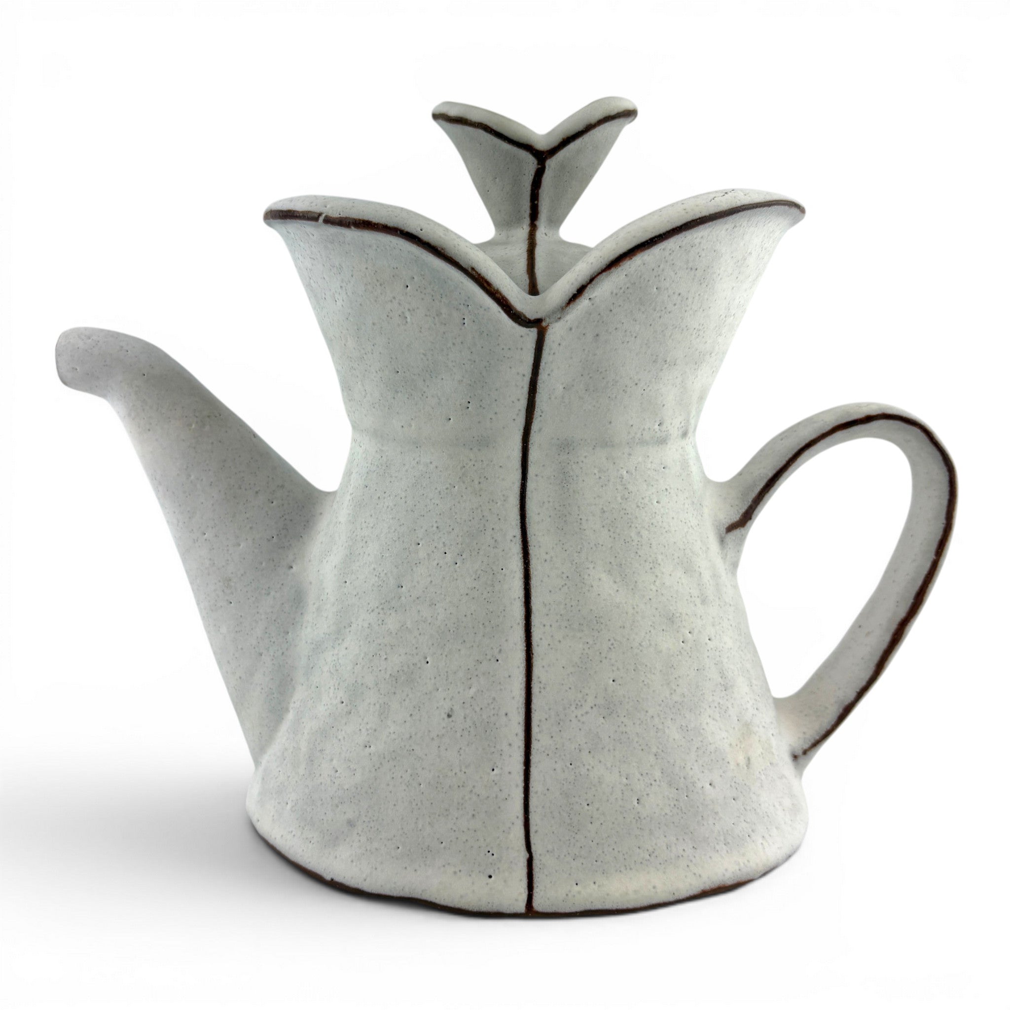 Margaret Bohls - White Triangle Teapot
