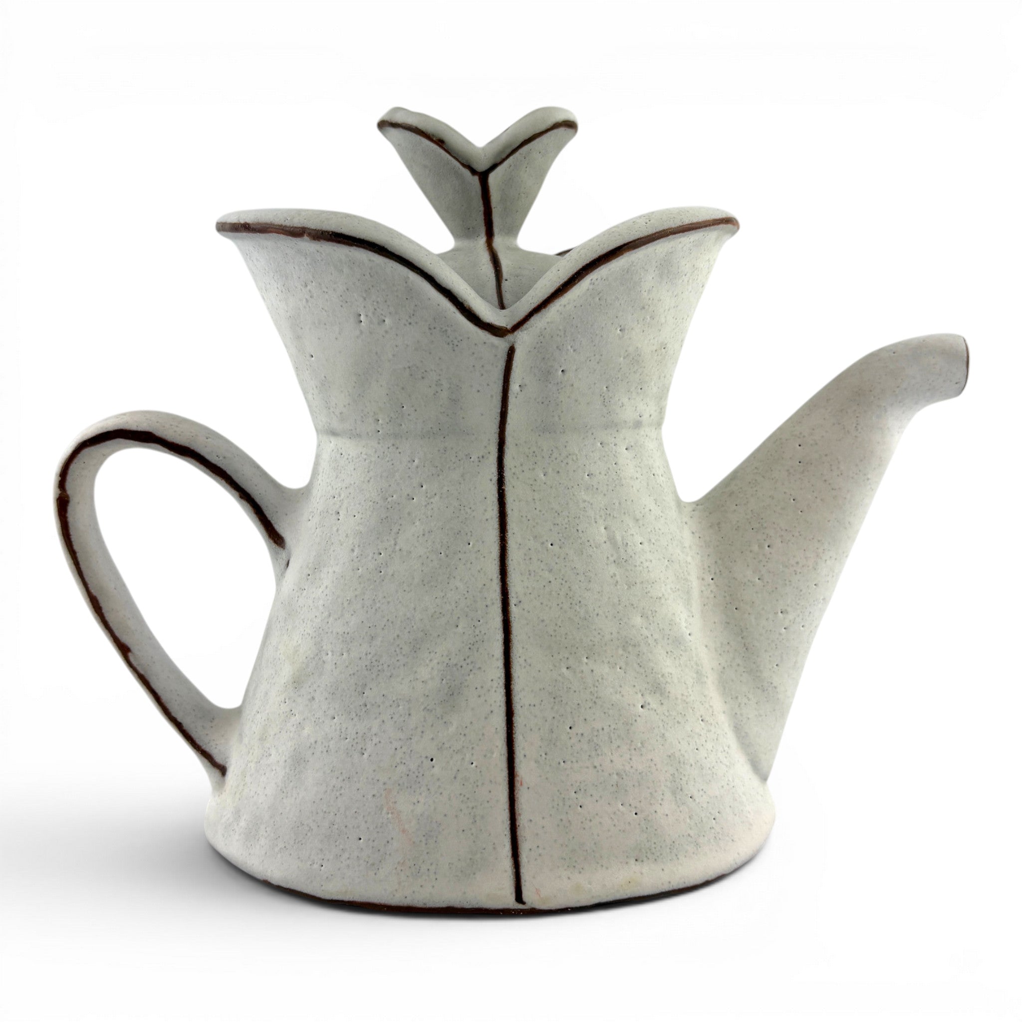 Margaret Bohls - White Triangle Teapot