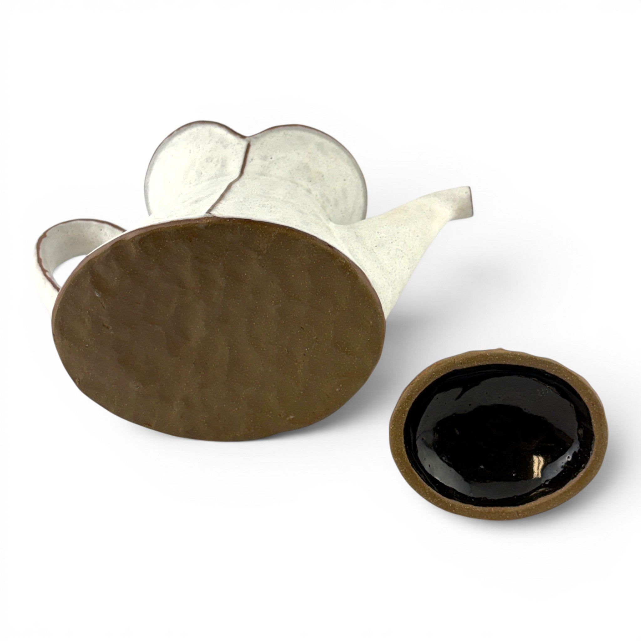 Margaret Bohls - White Triangle Teapot