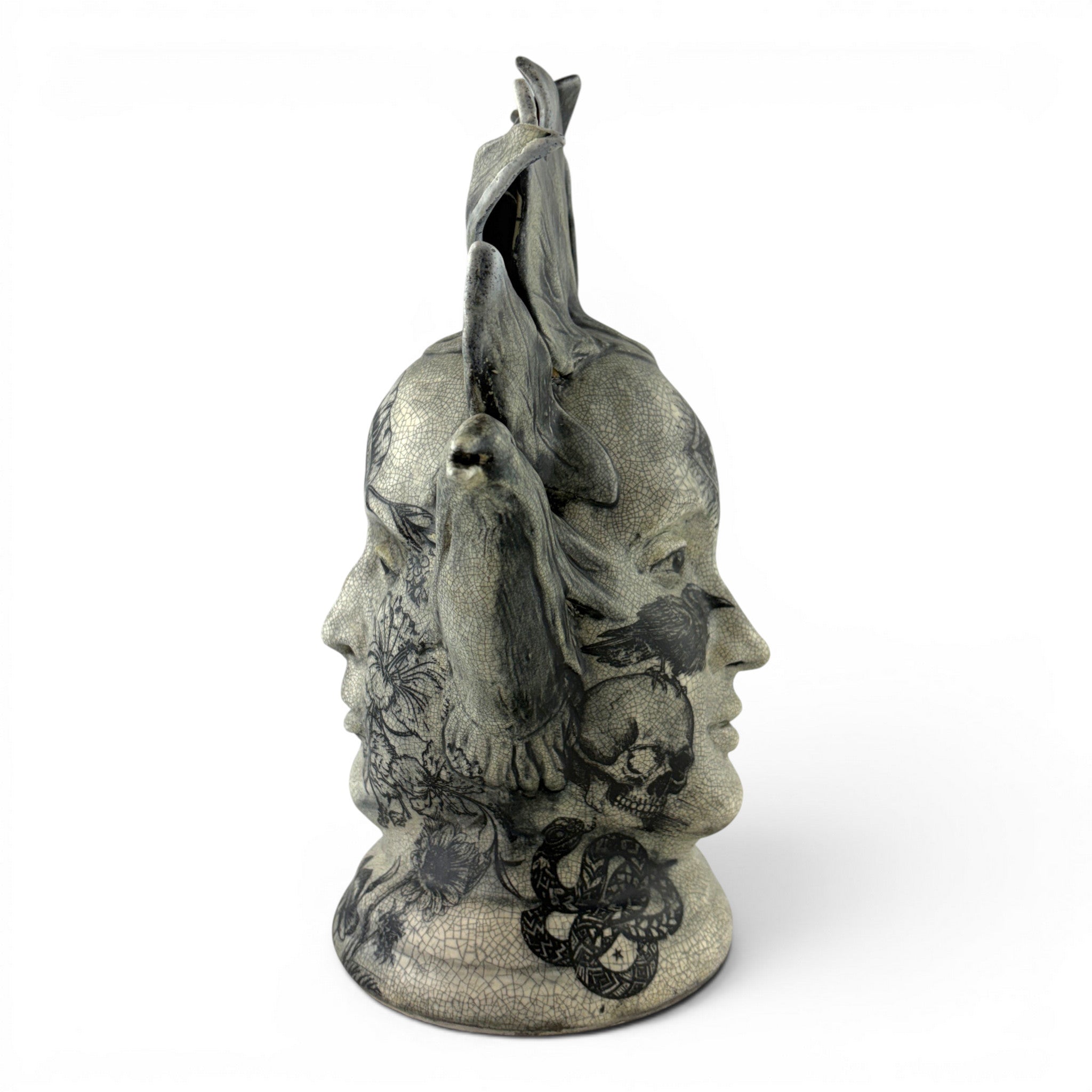Marilyn Palsha - Teapot of Two Faces