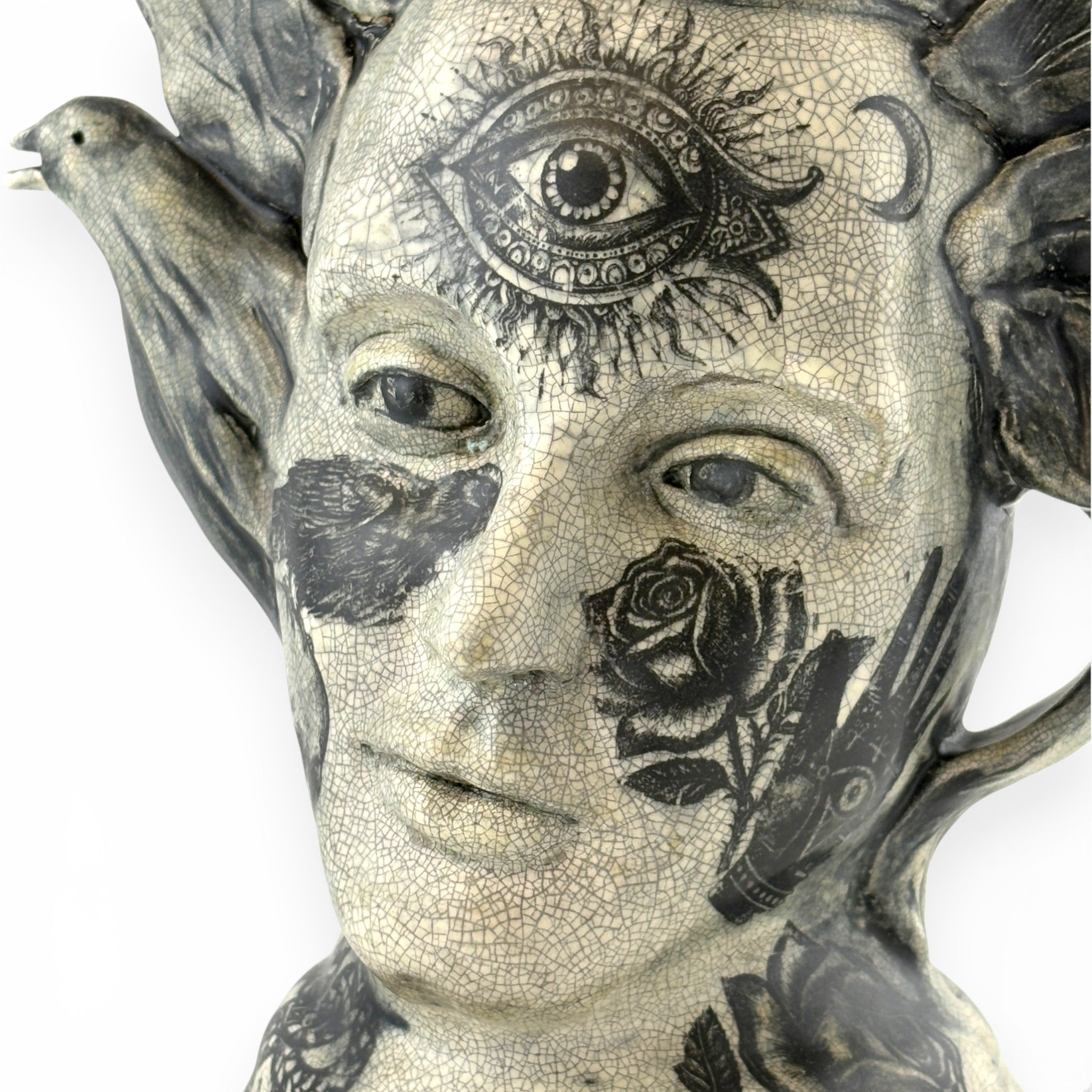 Marilyn Palsha - Teapot of Two Faces