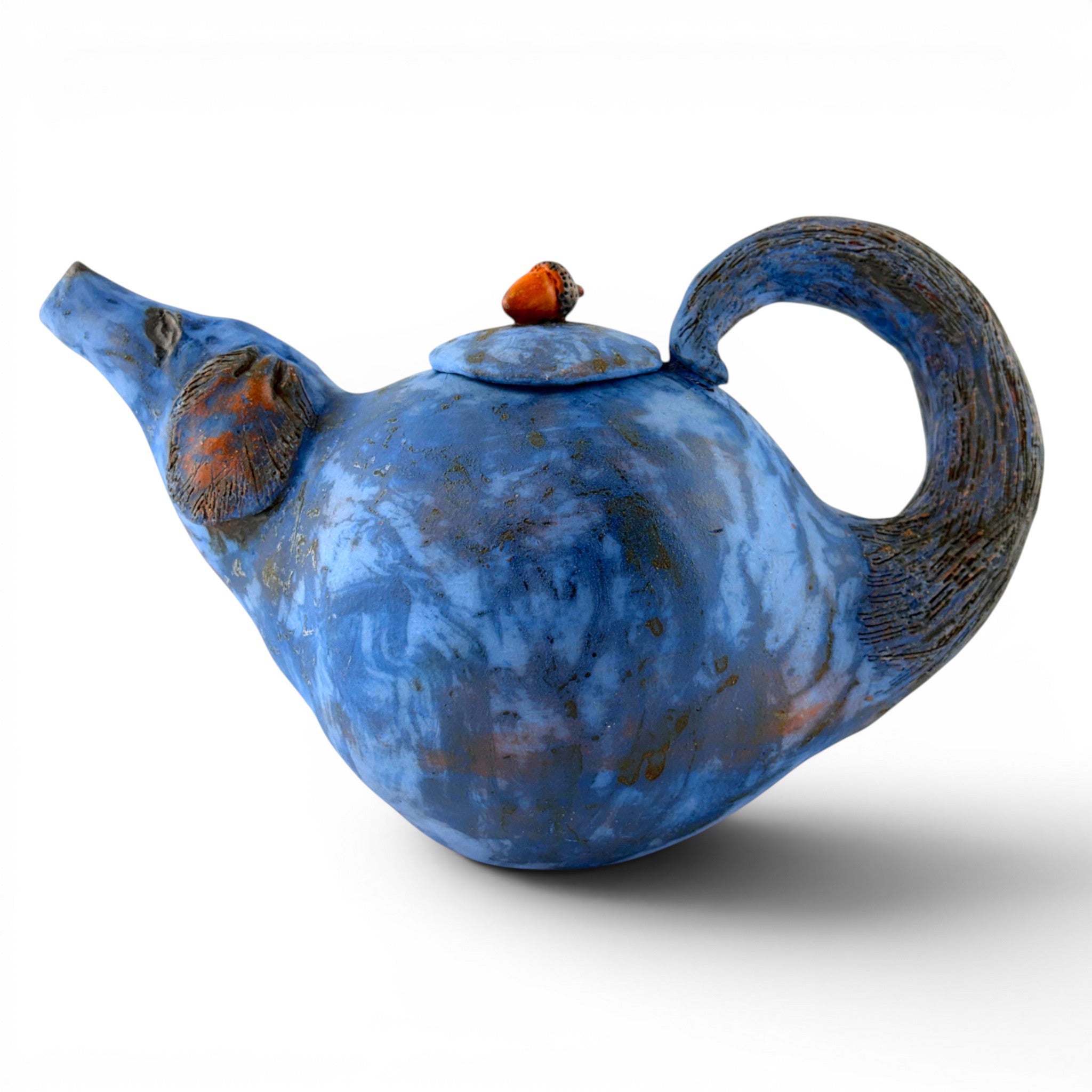Pamela Brewer - Tail of the Blue Dog Teapot