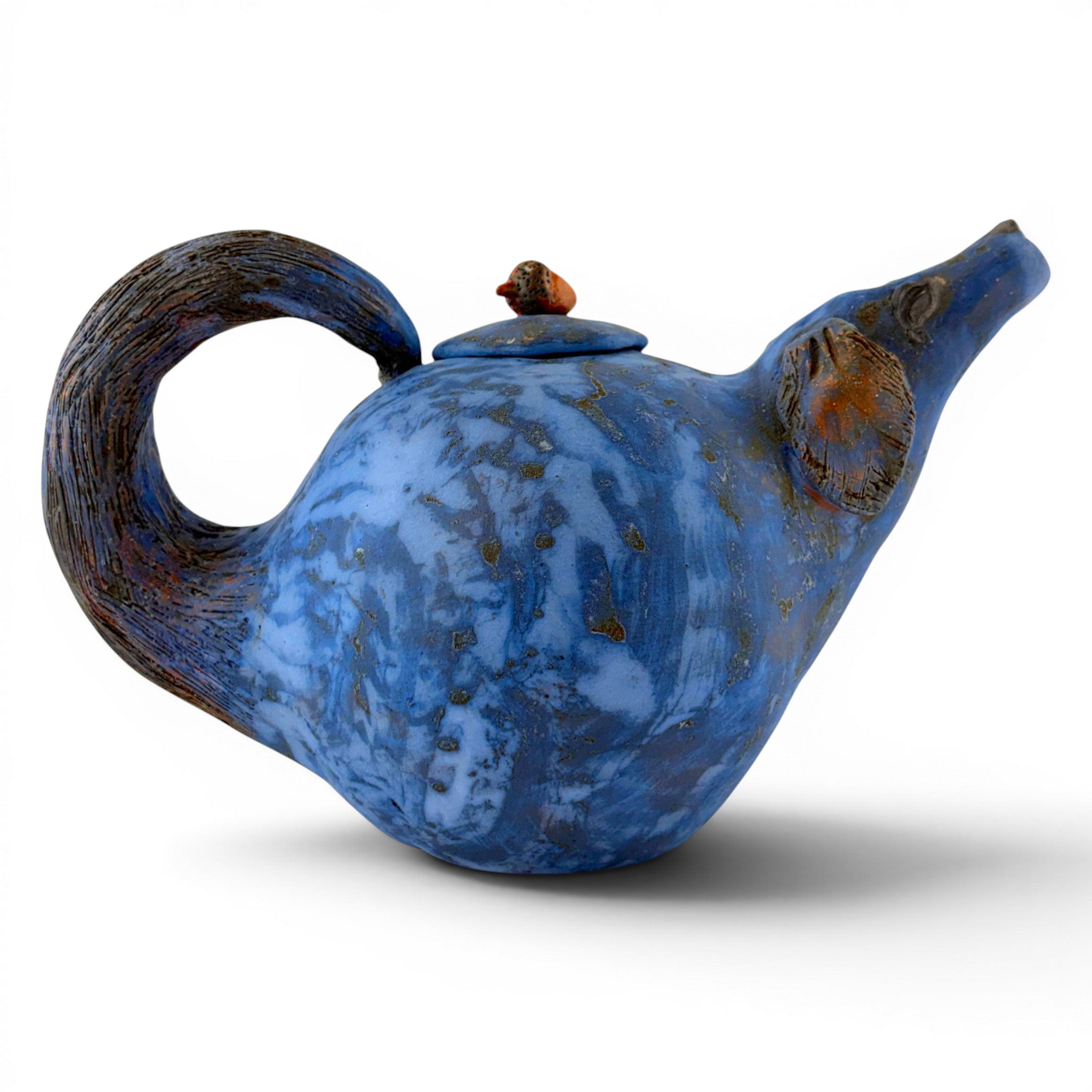 Pamela Brewer - Tail of the Blue Dog Teapot
