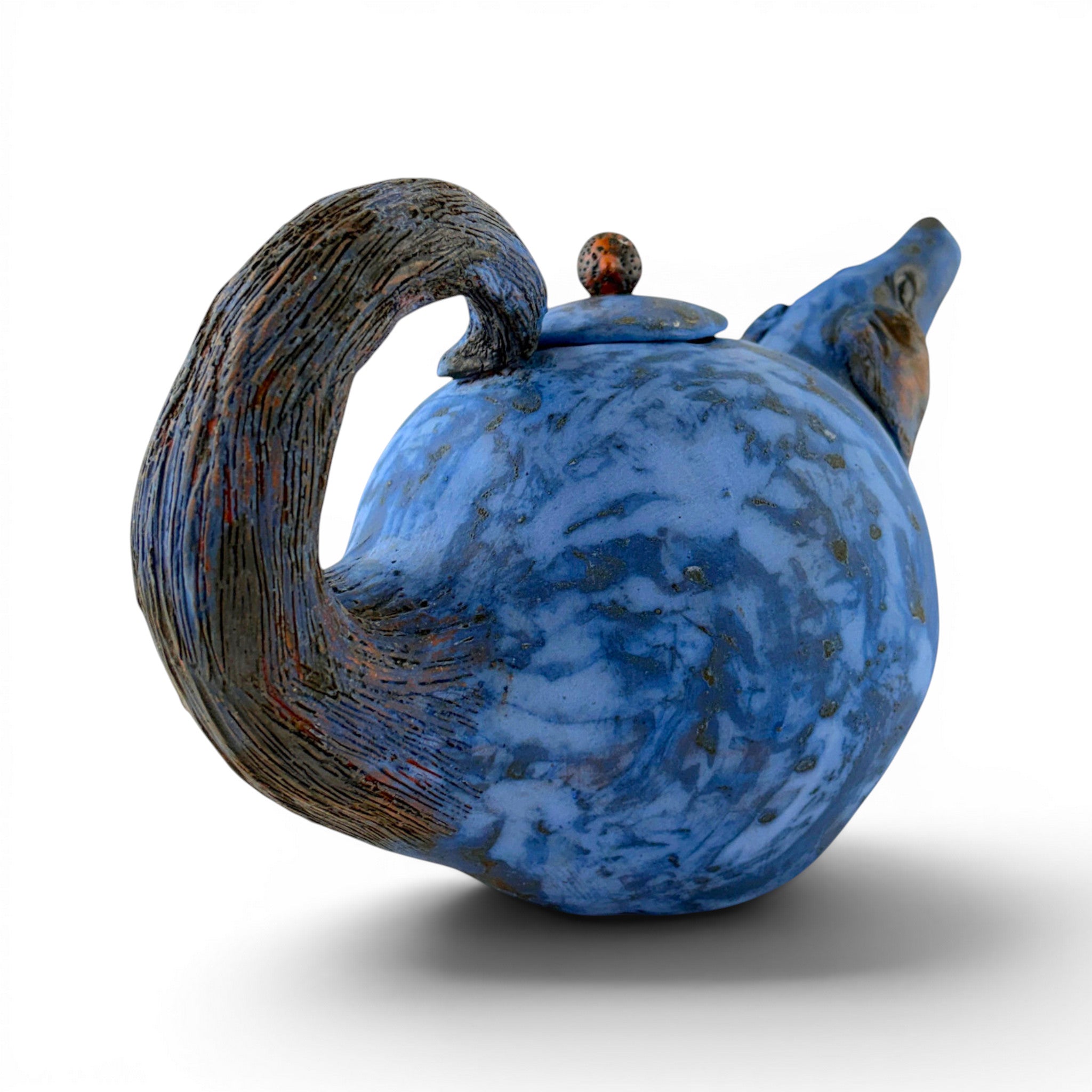 Pamela Brewer - Tail of the Blue Dog Teapot