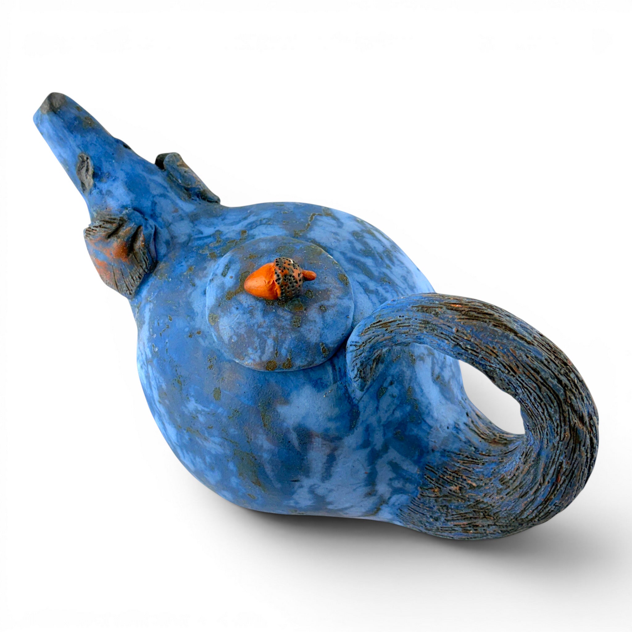 Pamela Brewer - Tail of the Blue Dog Teapot