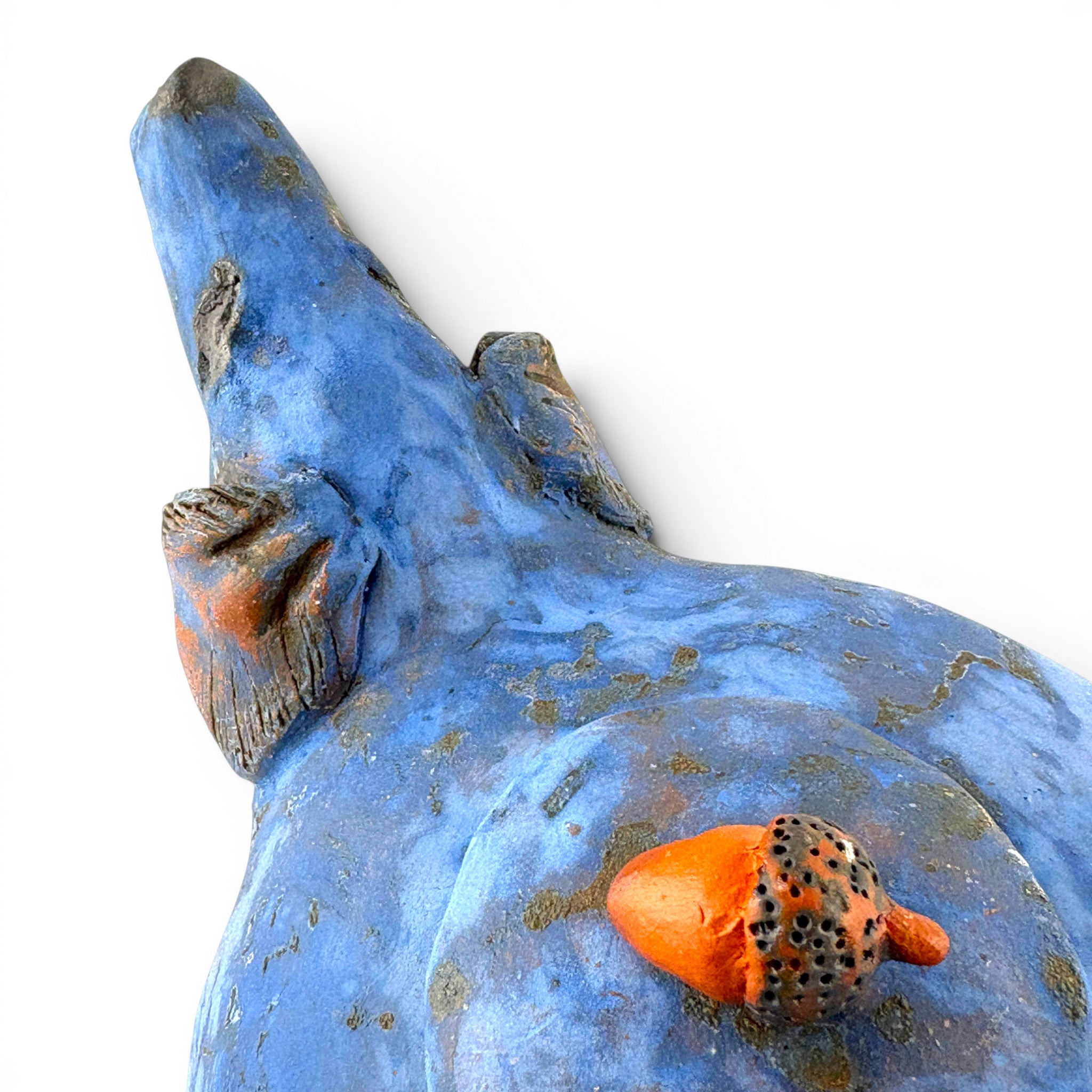 Pamela Brewer - Tail of the Blue Dog Teapot