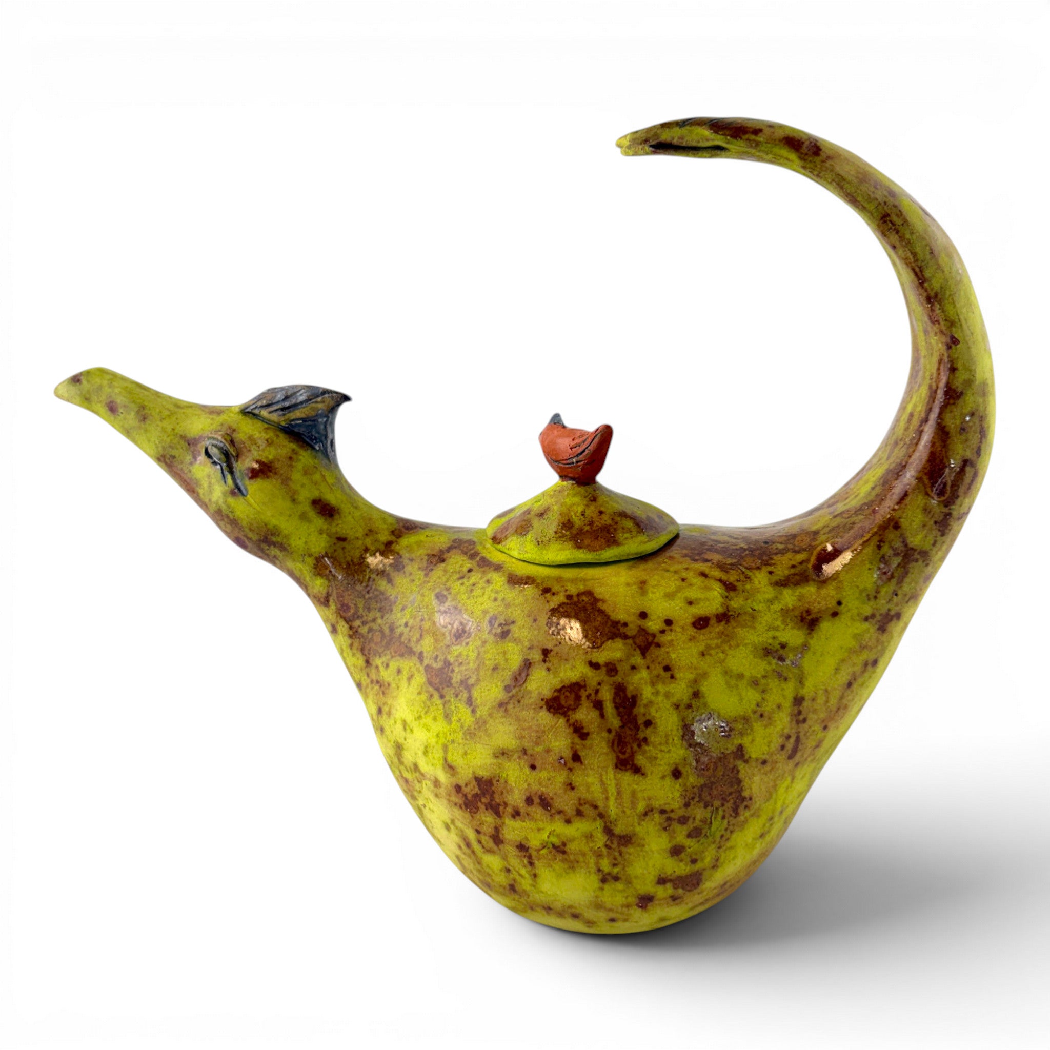 Pamela Brewer - Tail Feathers Tea Pot