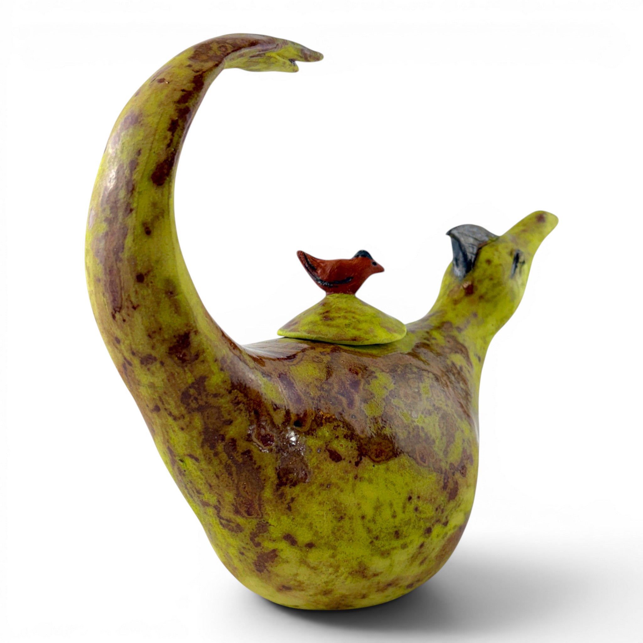 Pamela Brewer - Tail Feathers Tea Pot
