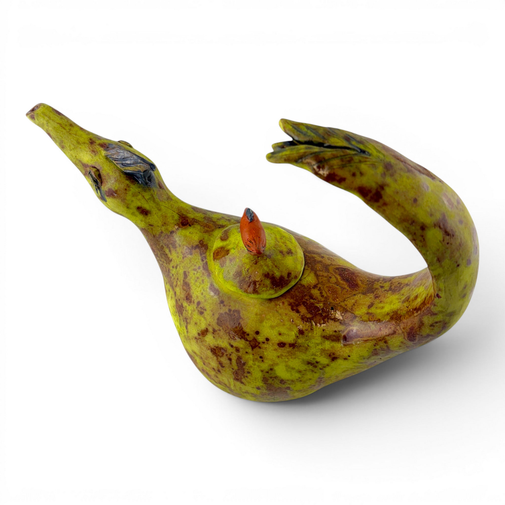 Pamela Brewer - Tail Feathers Tea Pot
