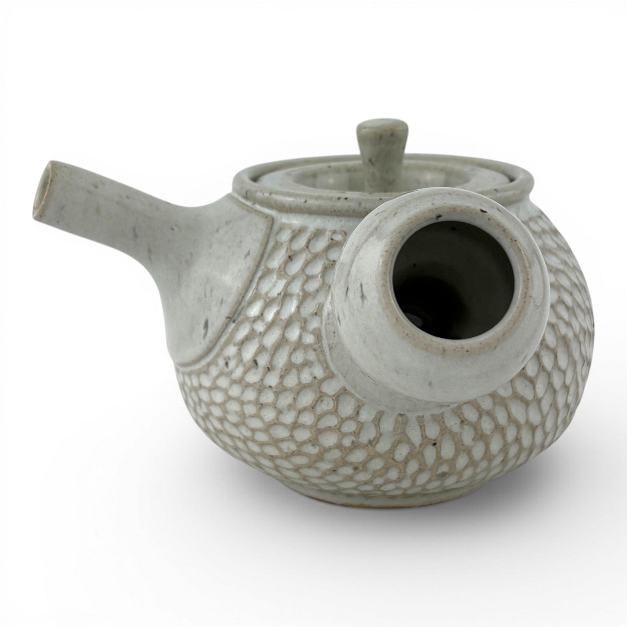 Jamie Kirkpatrick - Chip-Carved, Side-Handle Teapot