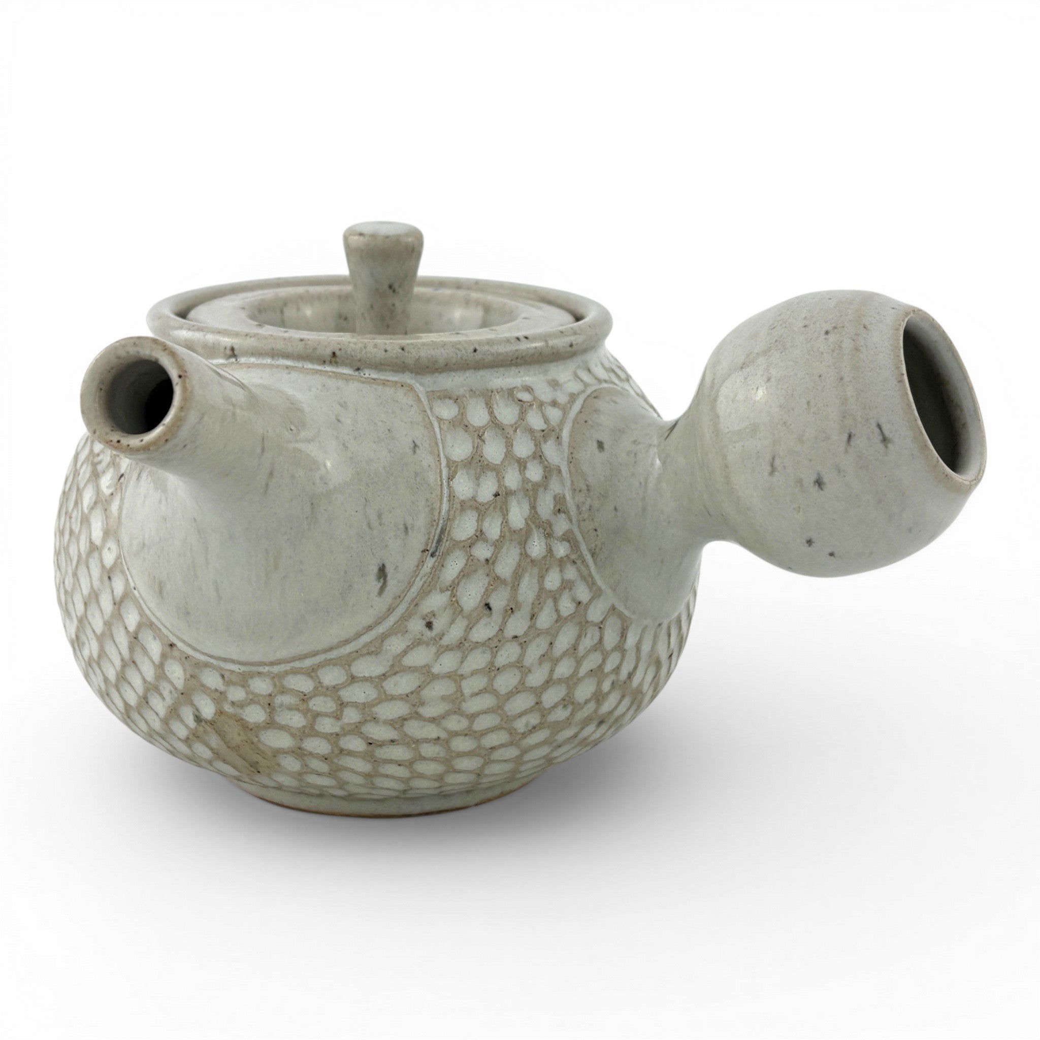 Jamie Kirkpatrick - Chip-Carved, Side-Handle Teapot