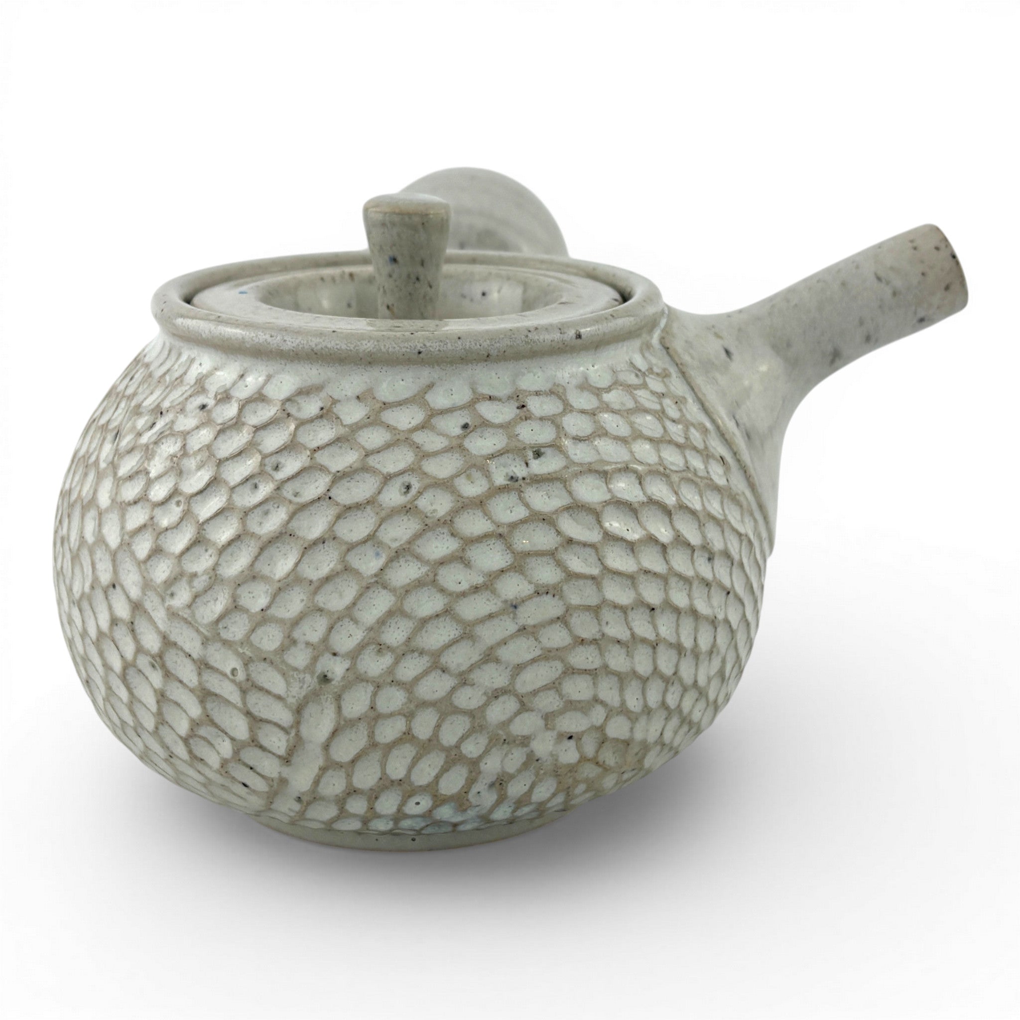 Jamie Kirkpatrick - Chip-Carved, Side-Handle Teapot